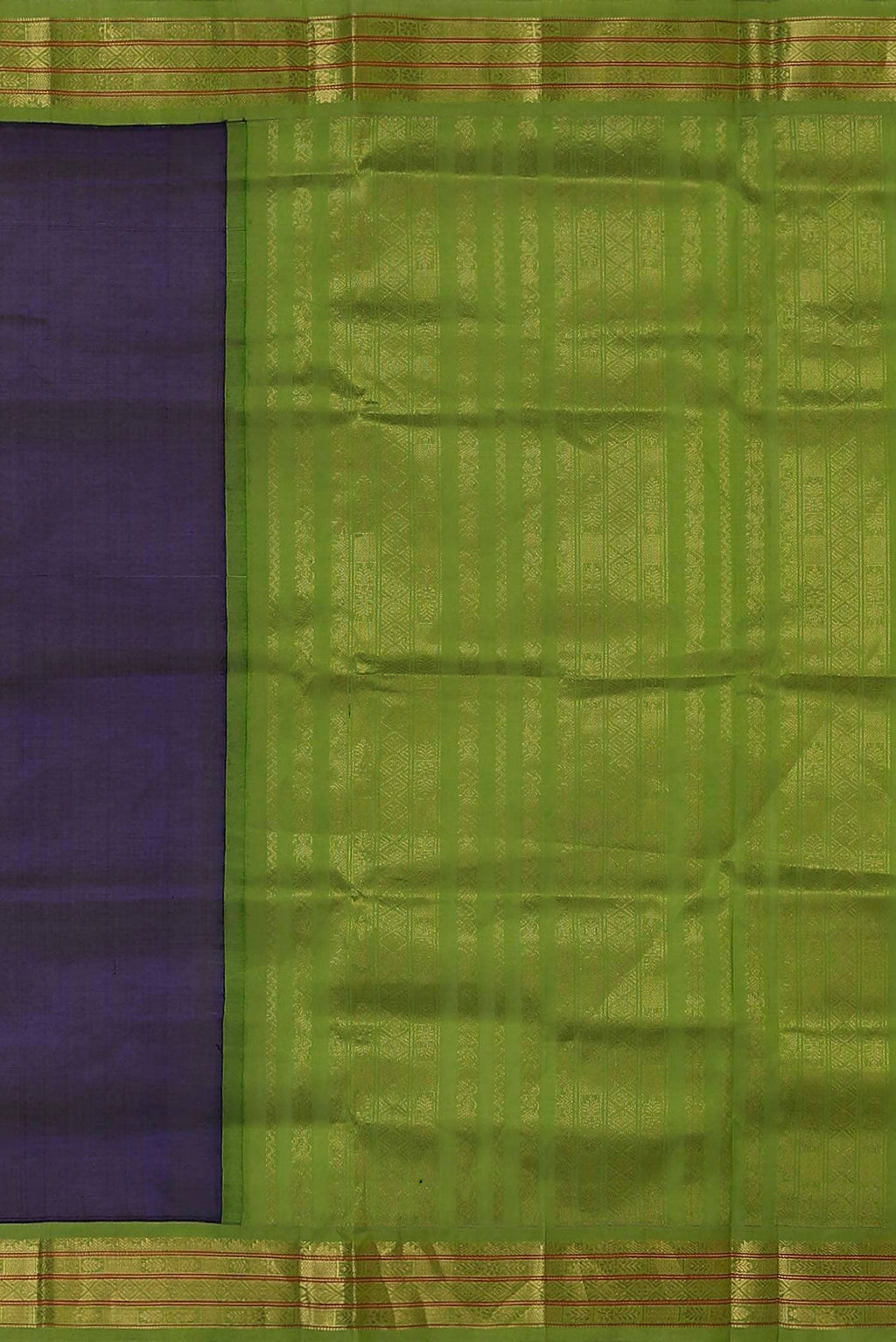 Blue Silk Cotton Saree