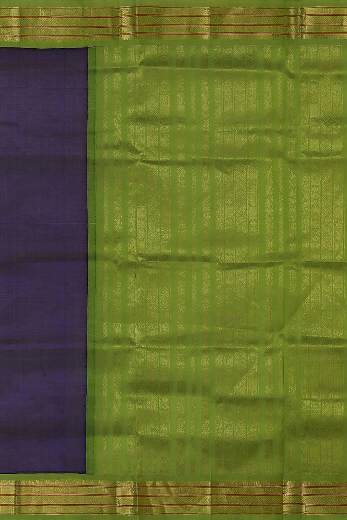 Blue Silk Cotton Saree