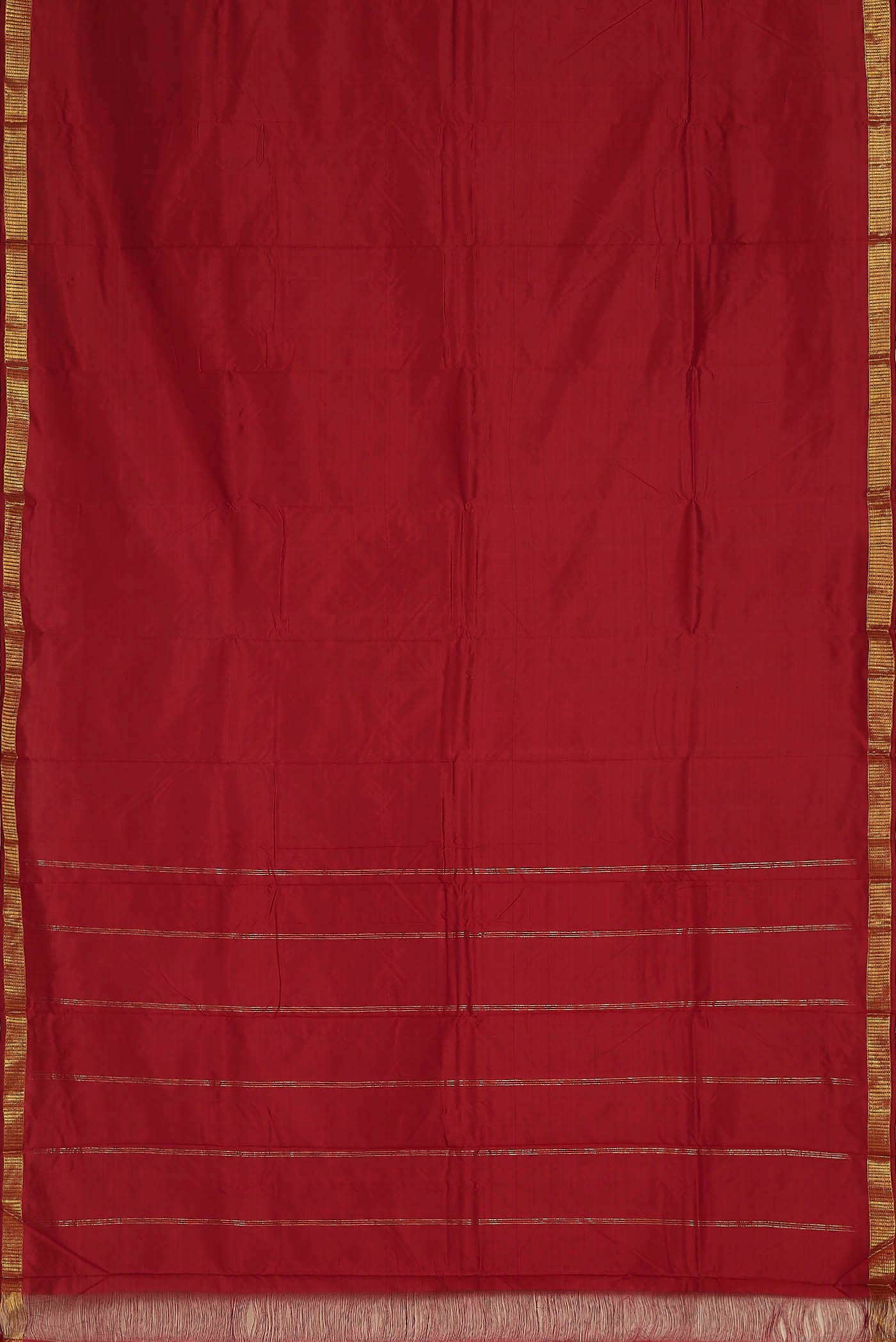 Red Kanchipuram Silk Saree