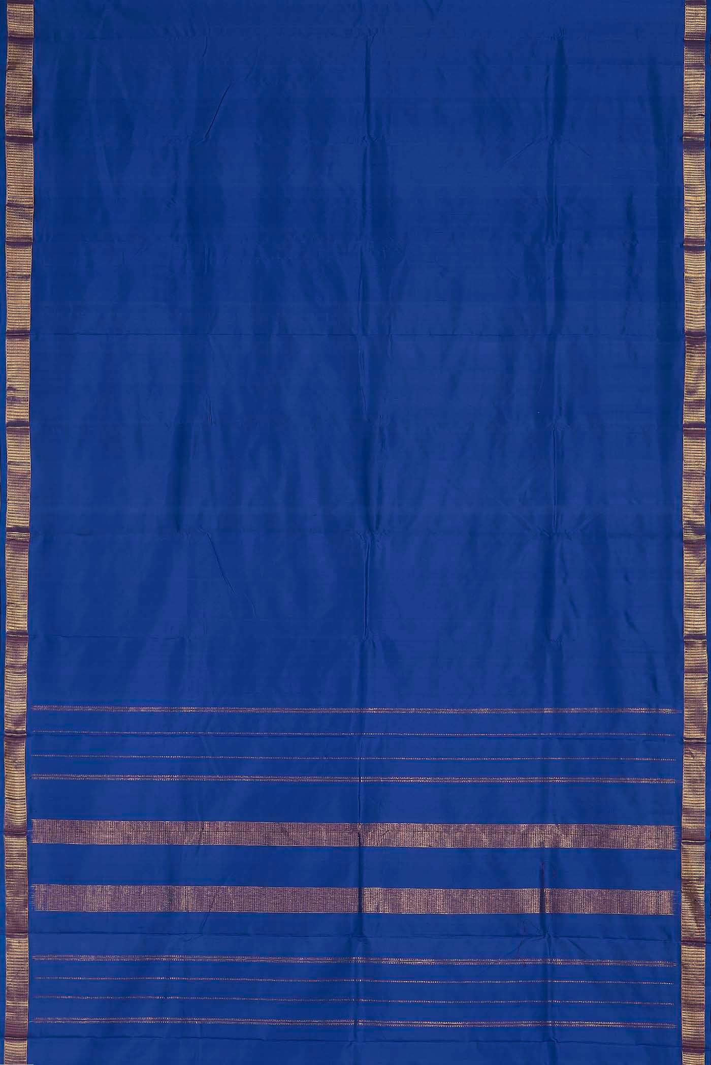 Blue Kanchipuram Silk Saree