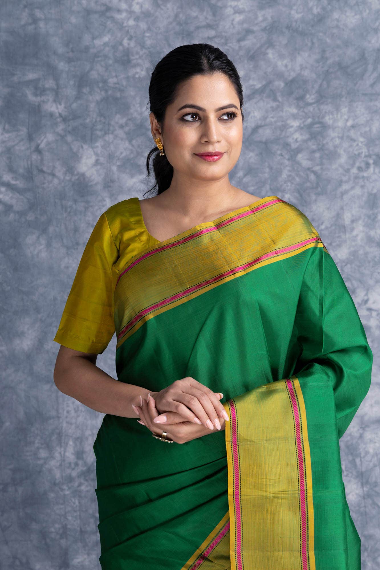 Green Kanchipuram Silk Saree