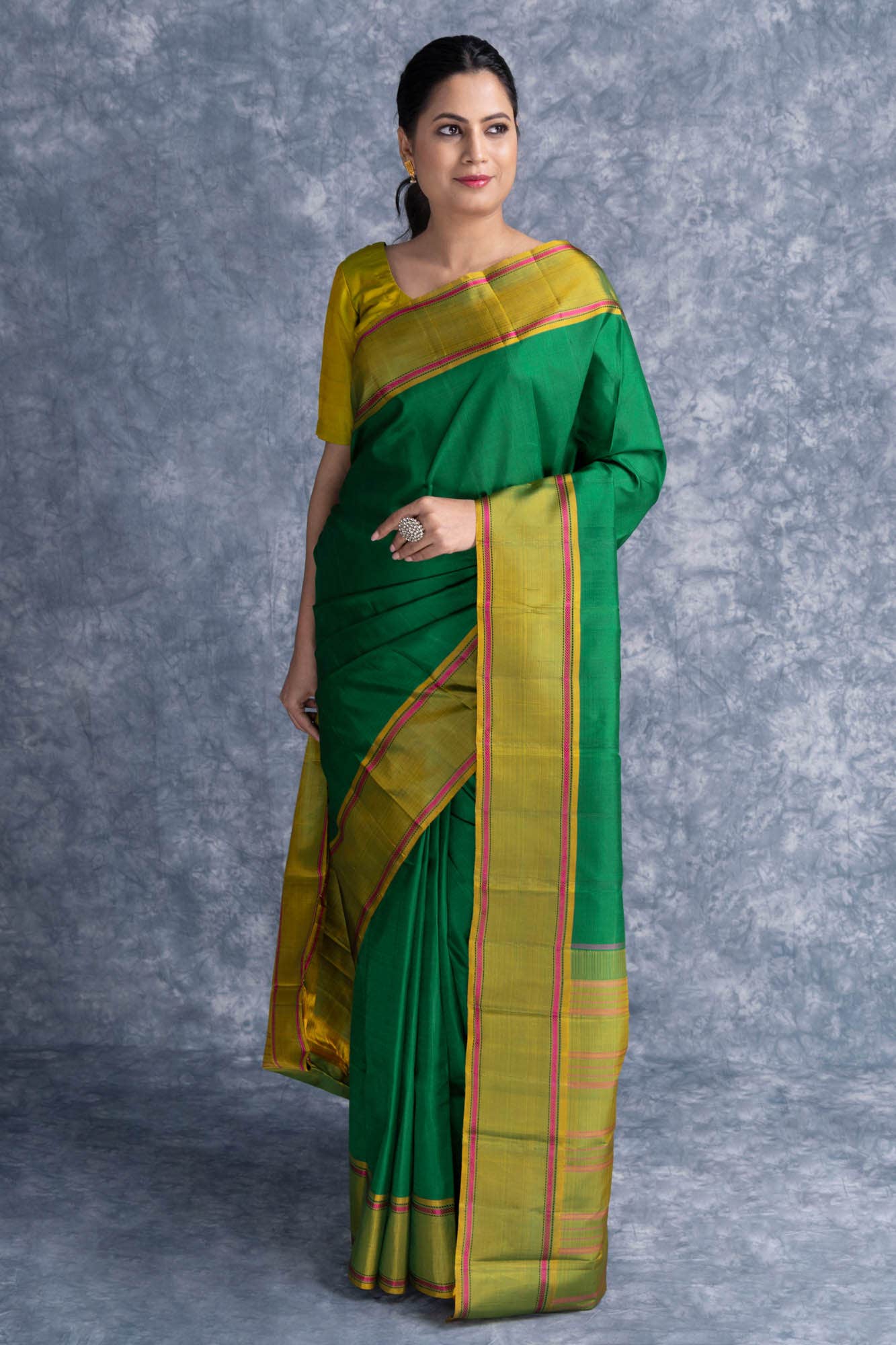 Green Kanchipuram Silk Saree