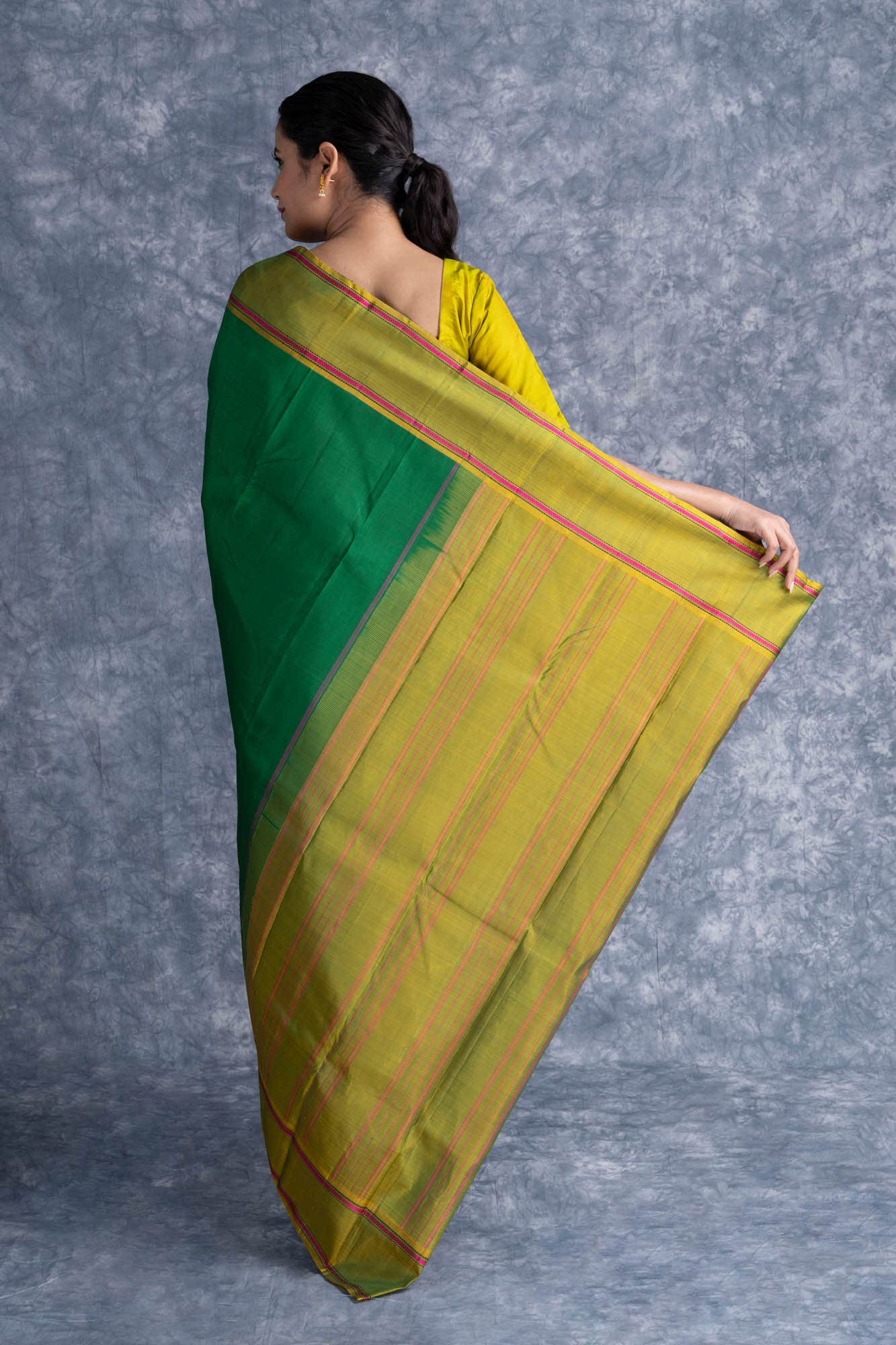 Green Kanchipuram Silk Saree