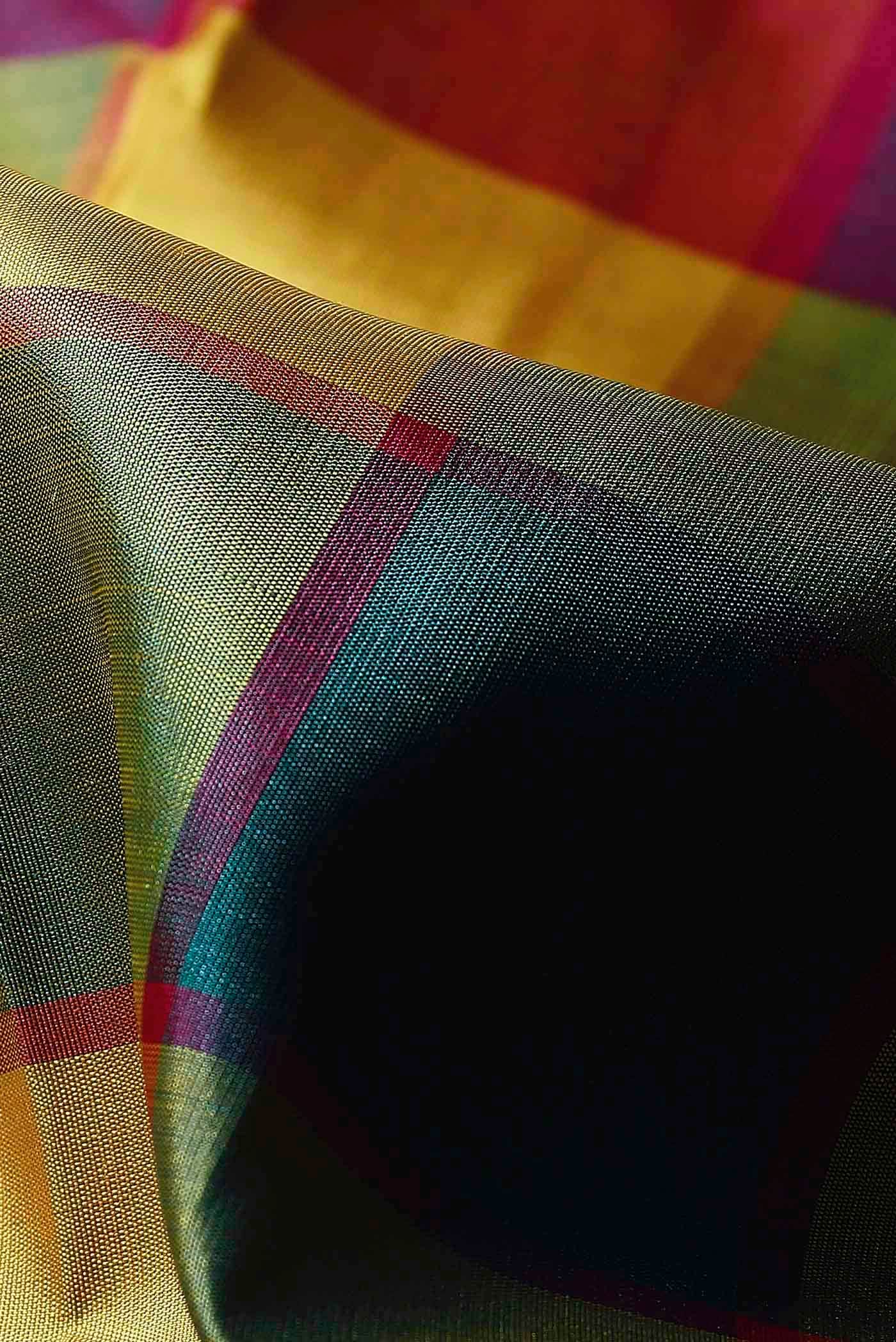 Multi Kanchipuram Silk Saree