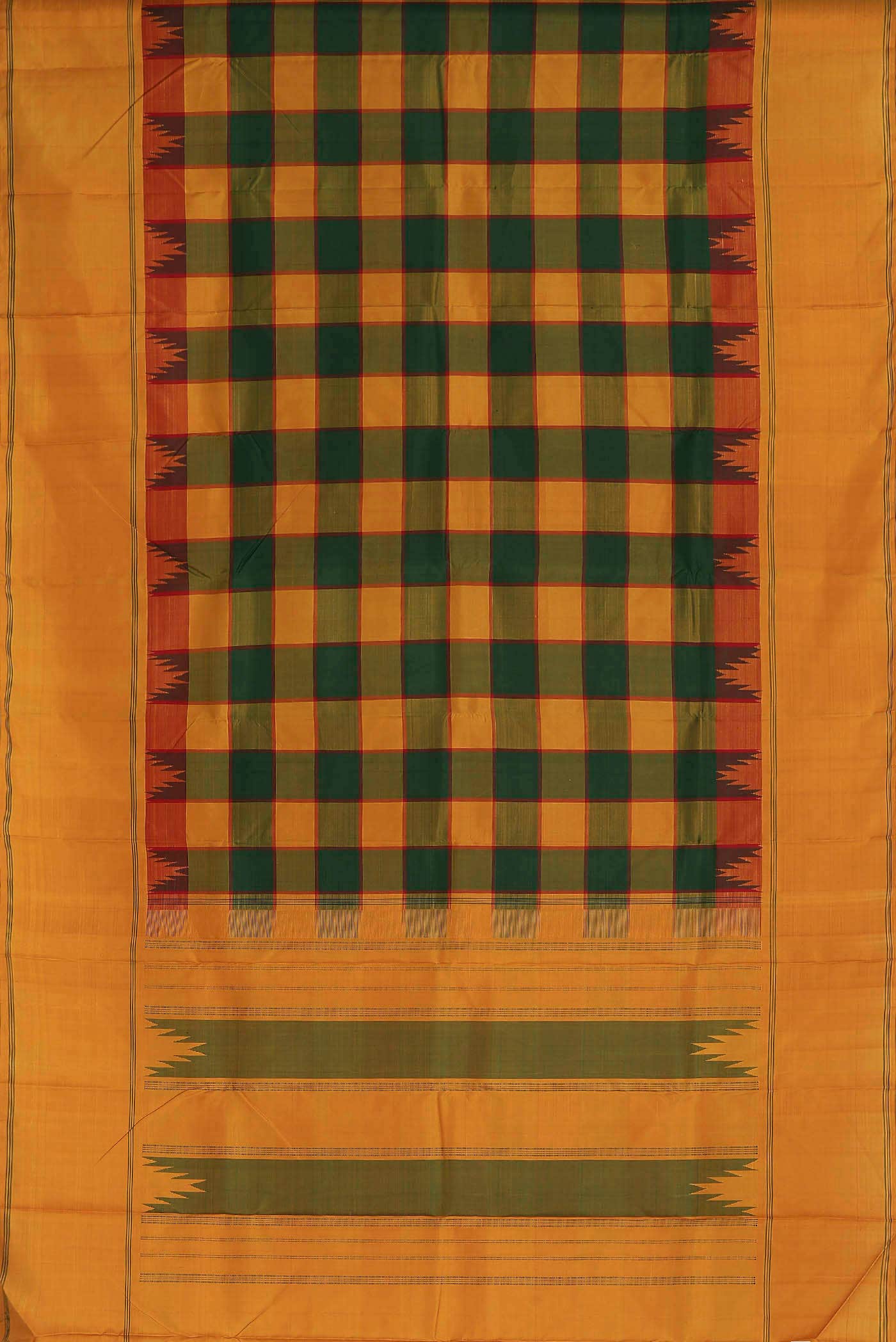 Multi Kanchipuram Silk Saree