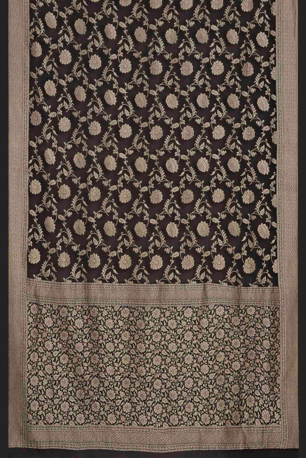 Black Banarasi Georgette Saree