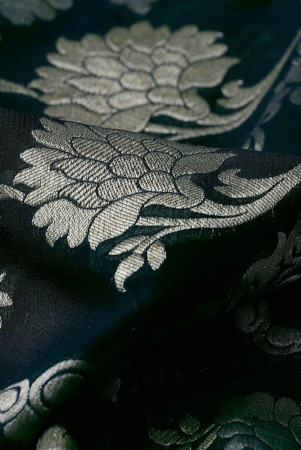 Blue Banarasi Georgette Saree
