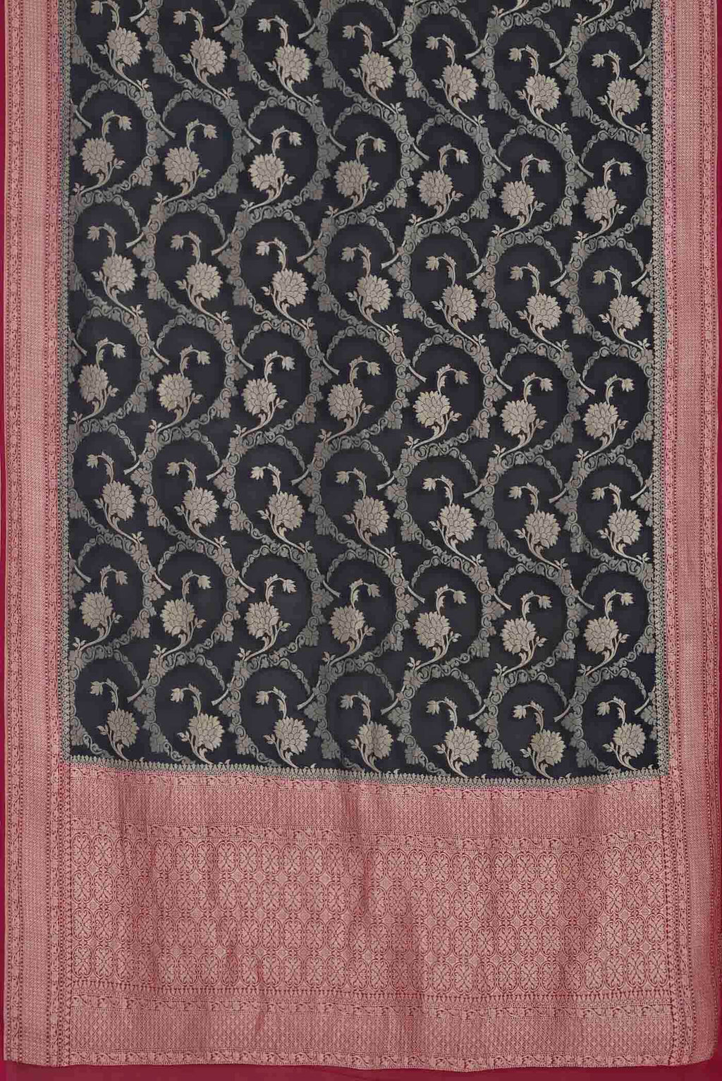 Blue Banarasi Georgette Saree