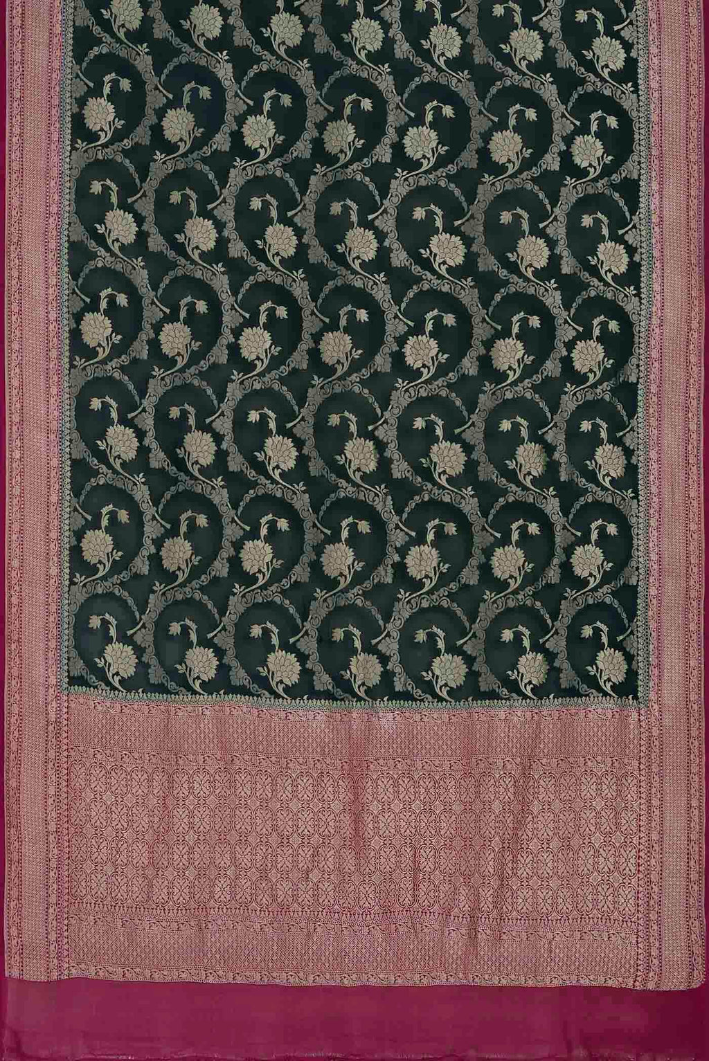 Blue Banarasi Georgette Saree