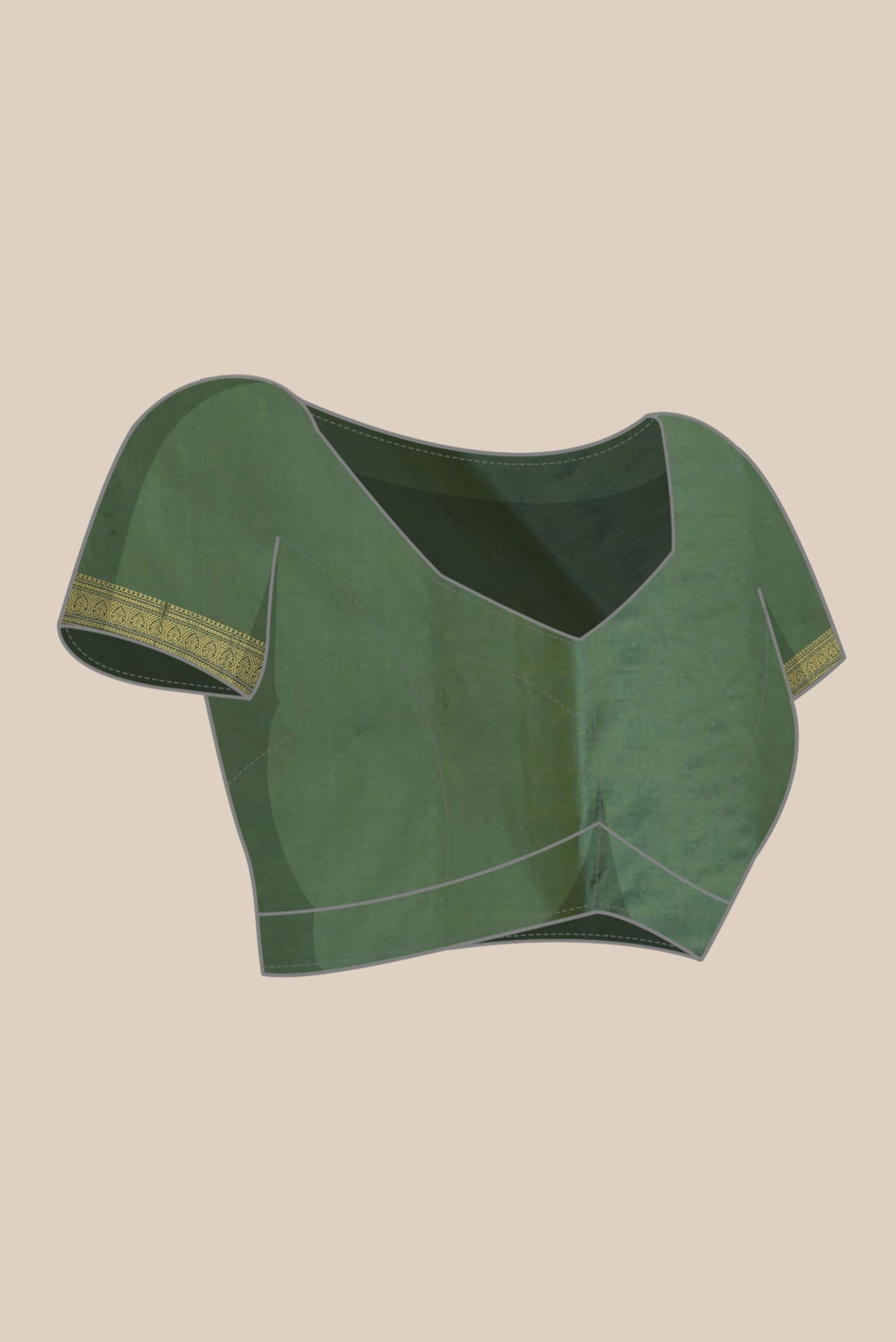 Green Kanchipuram Silk Saree