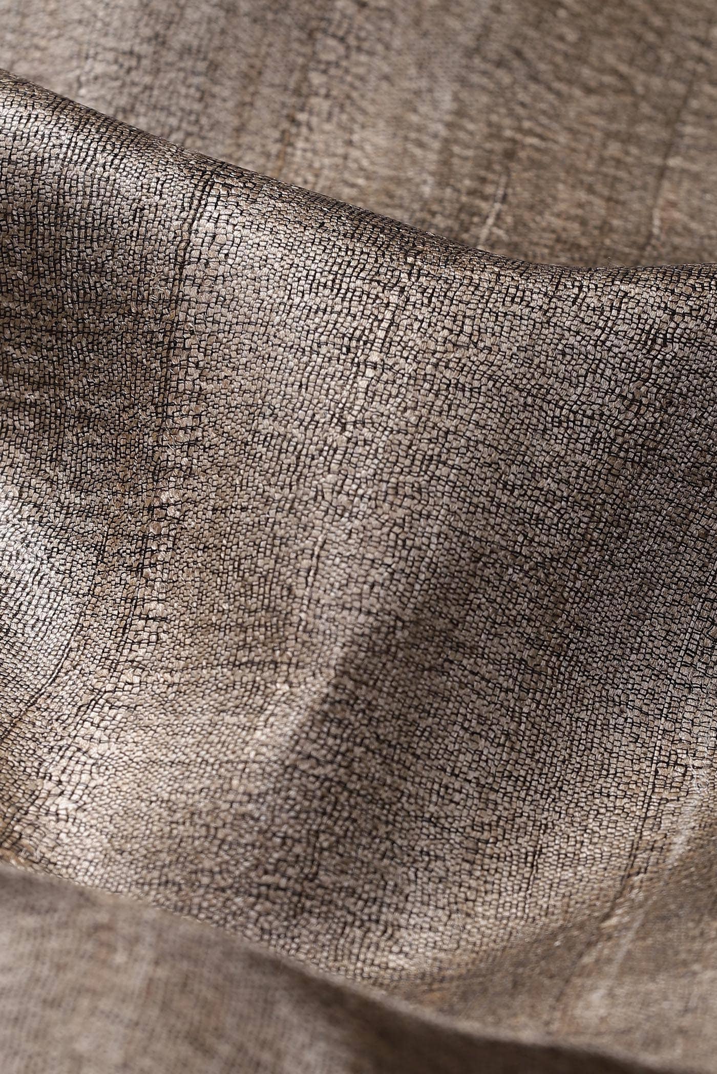 Beige Bhagalpuri Tussar Silk Saree