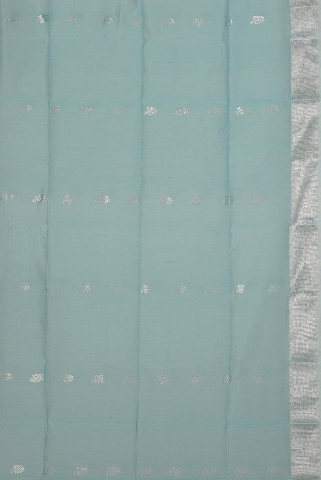 Sky Blue Maheshwari Silk Cotton Saree