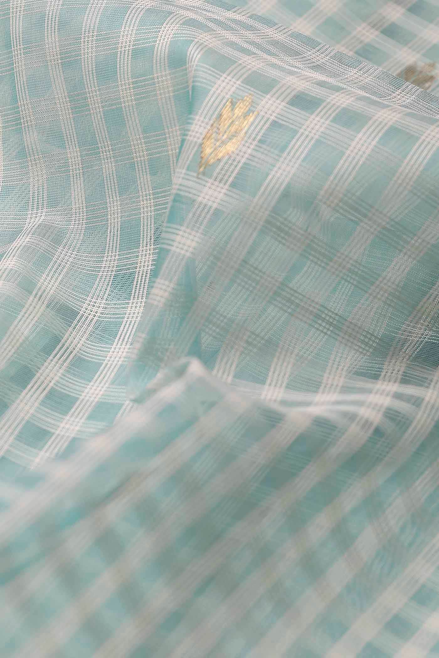 Green Maheshwari Silk Cotton Saree