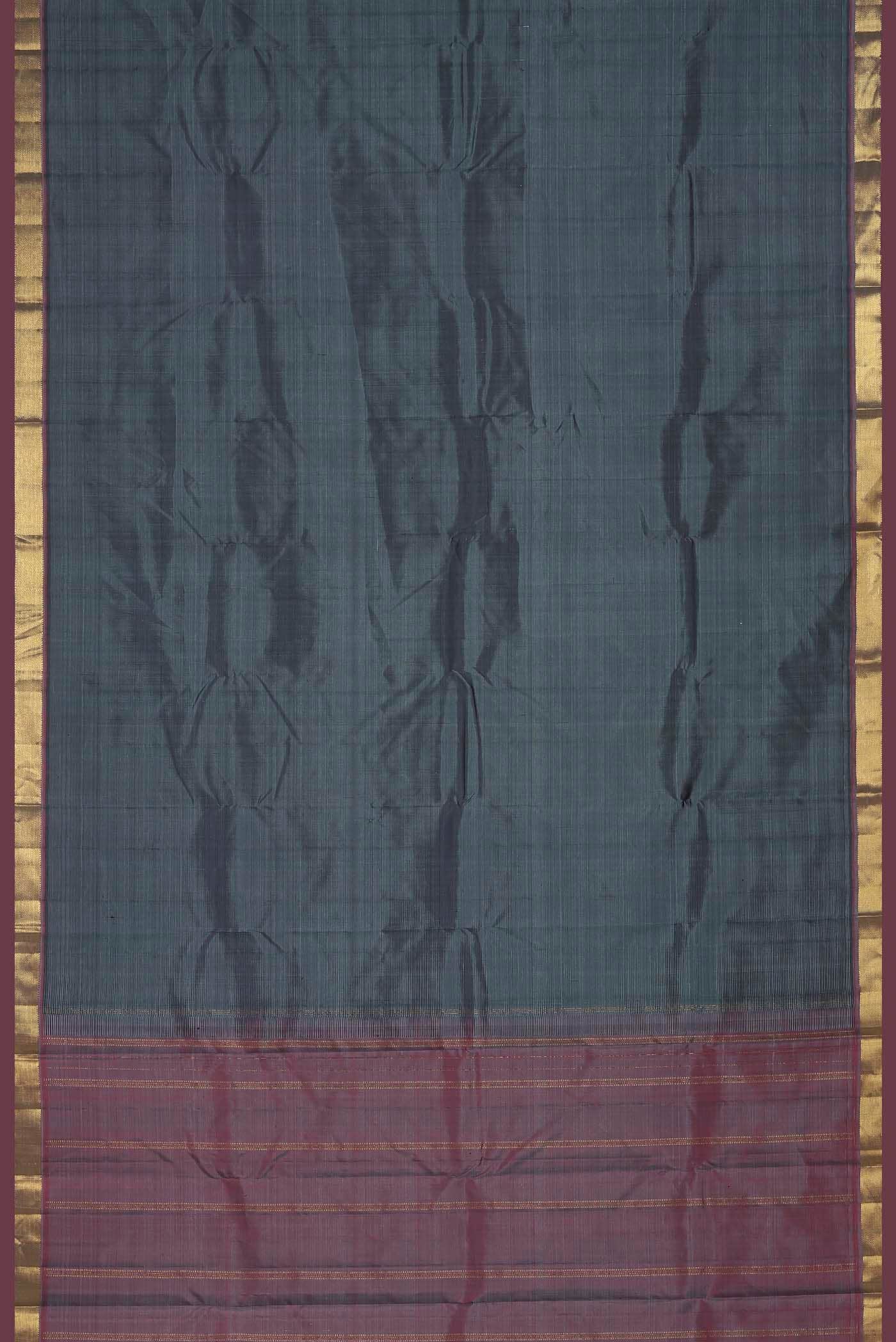 Blue Kanchipuram Silk Saree