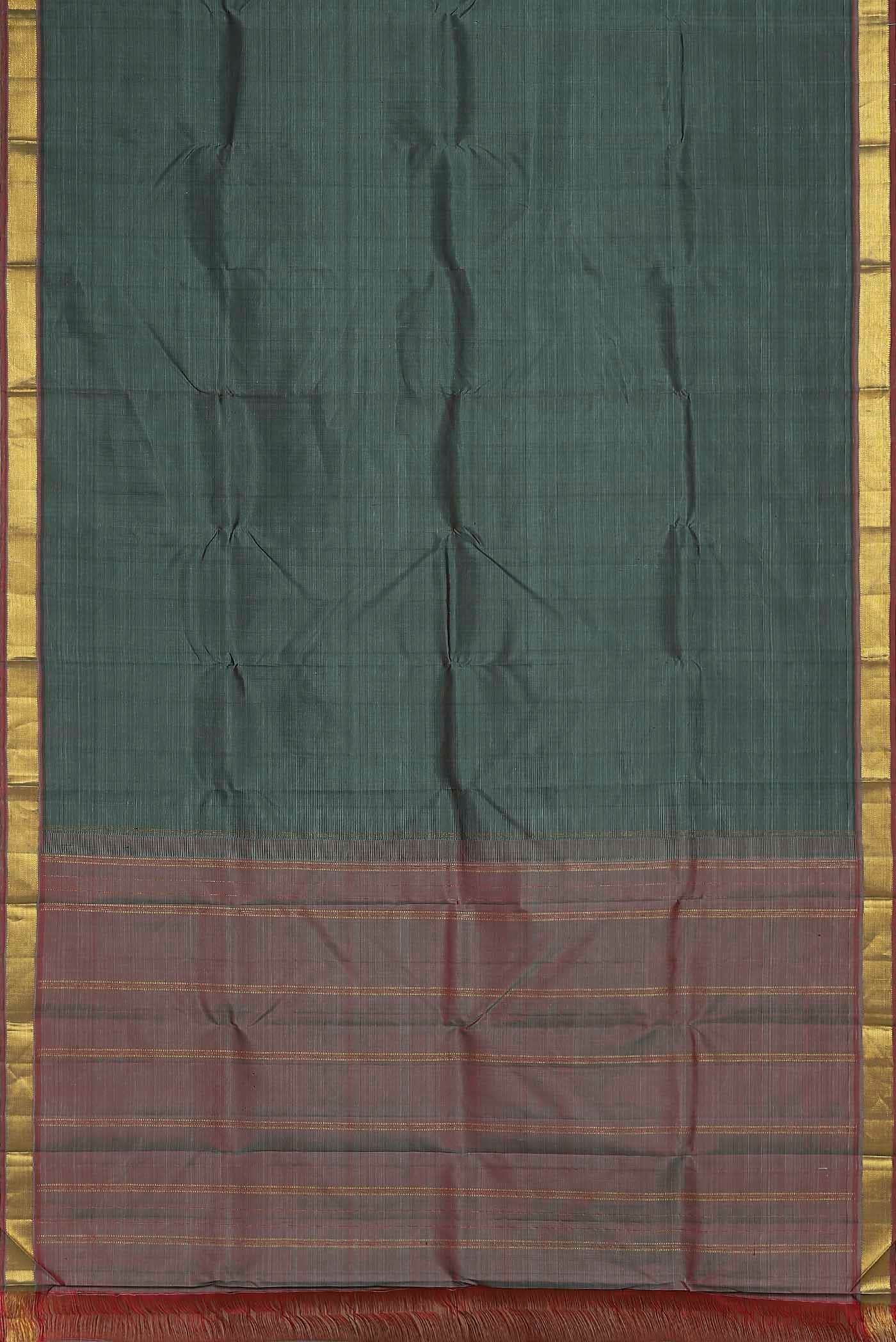 Blue Kanchipuram Silk Saree