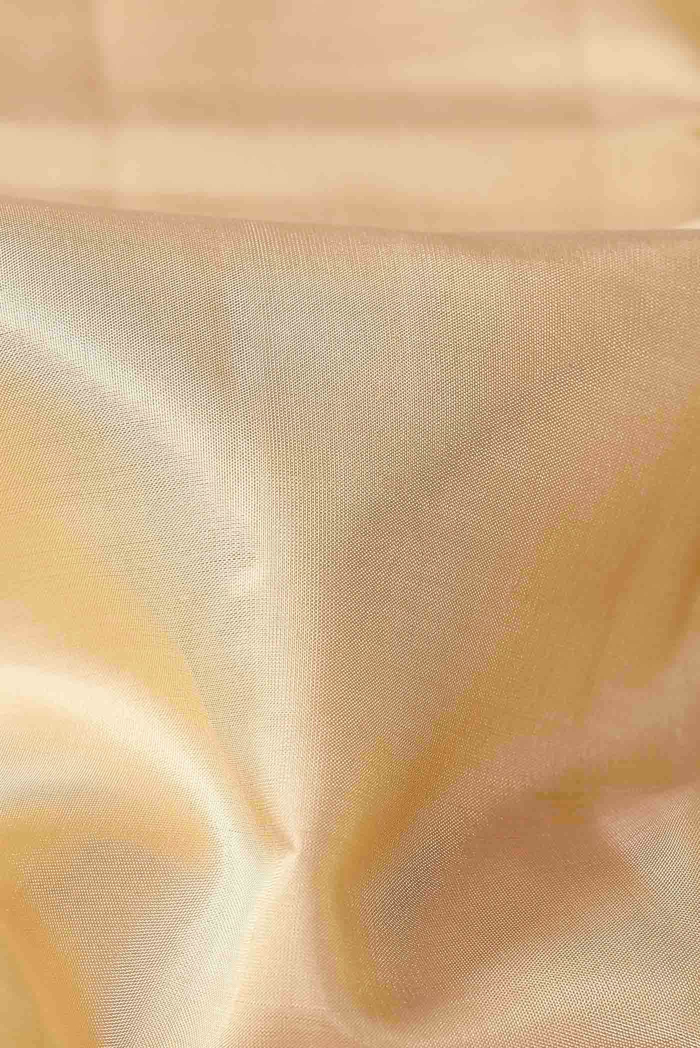 Cream Kanchipuram Silk Saree