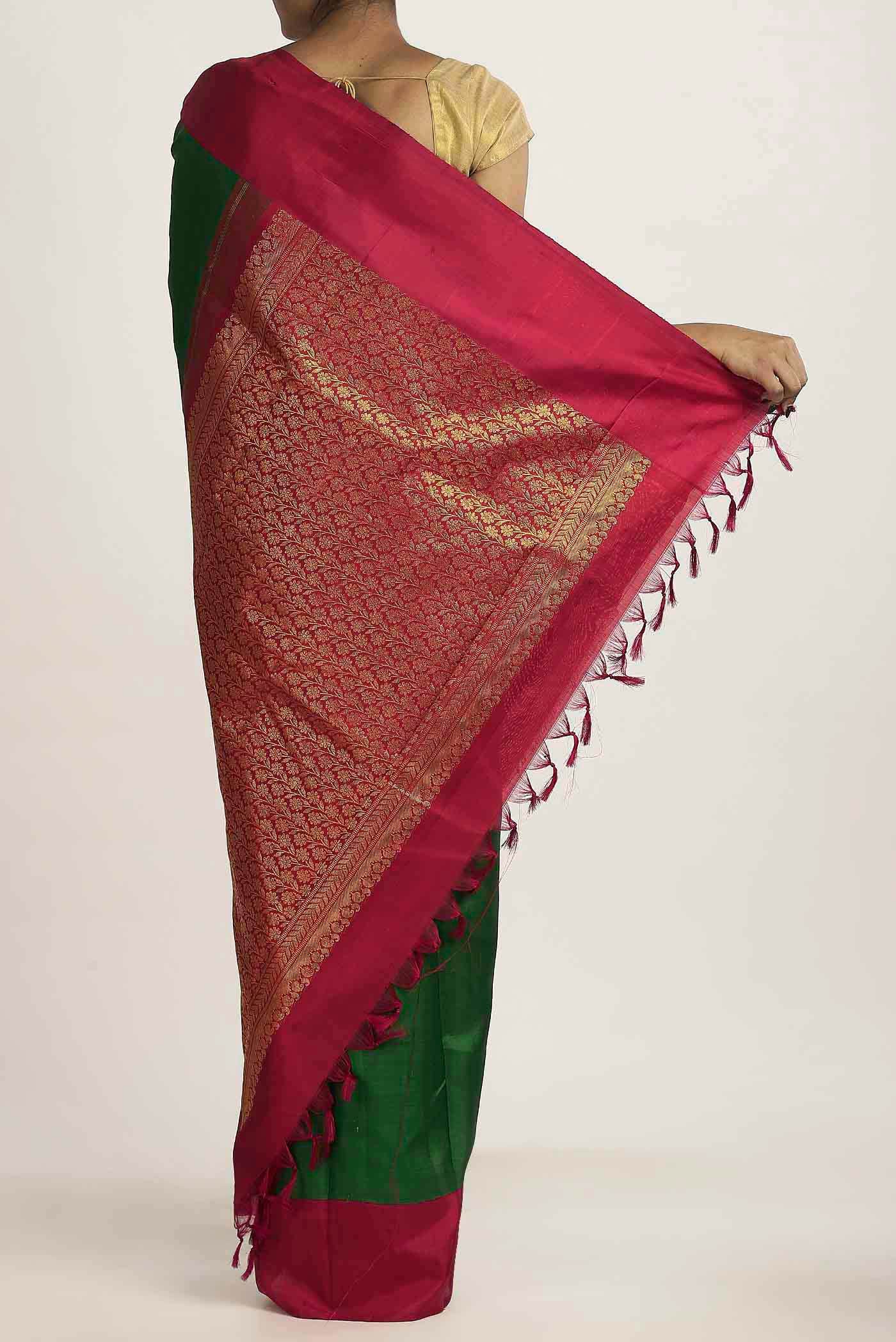 Green Kanchipuram Silk Saree