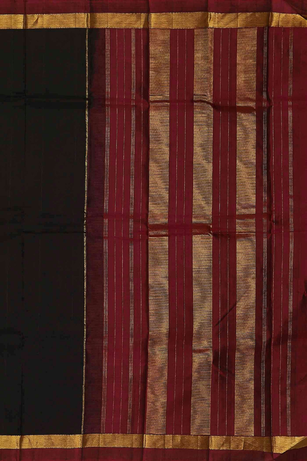 Black Kanchipuram Silk Saree