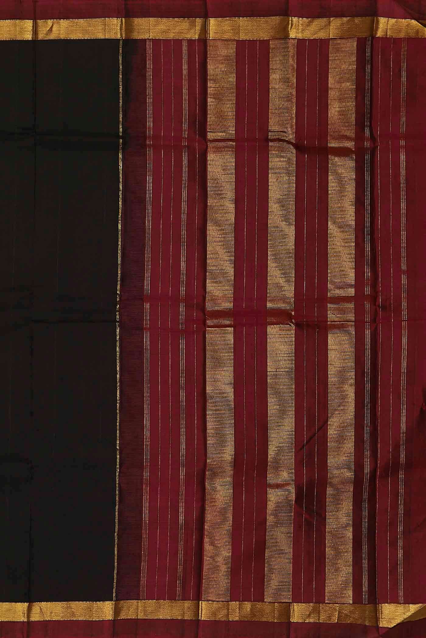 Black Kanchipuram Silk Saree