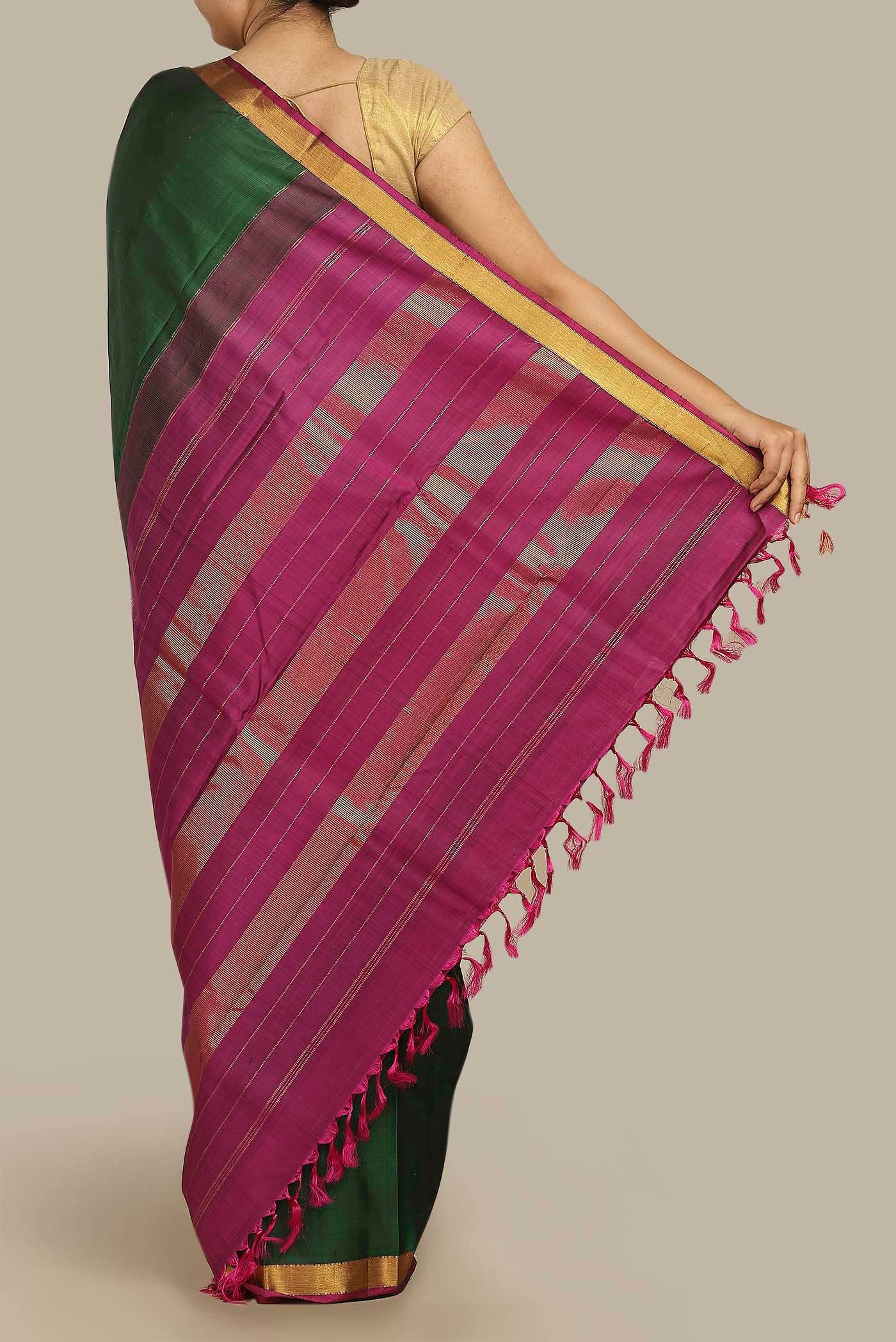 Green Kanchipuram Silk Saree