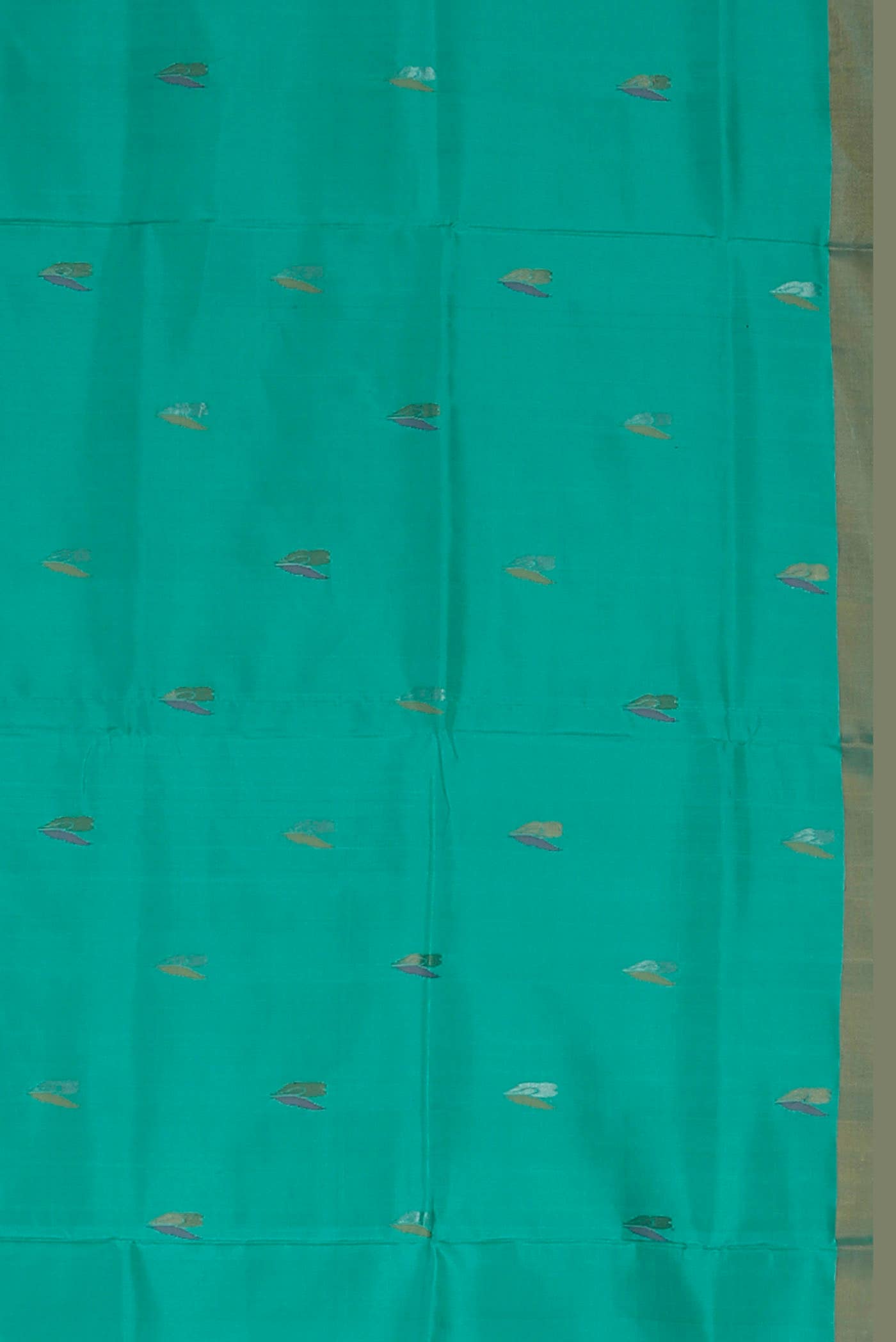 Turquoise Uppada Silk Saree