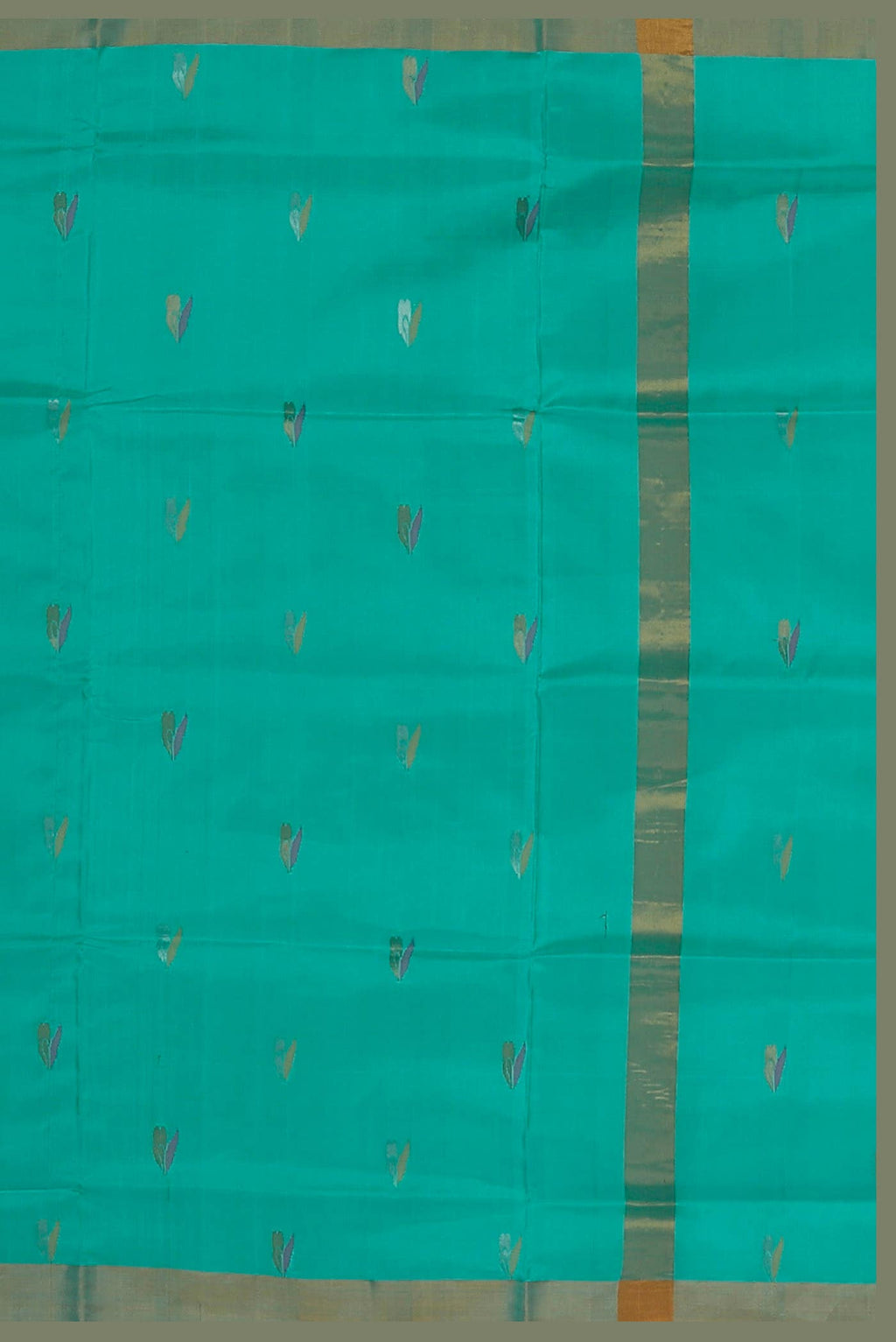 Turquoise Uppada Silk Saree