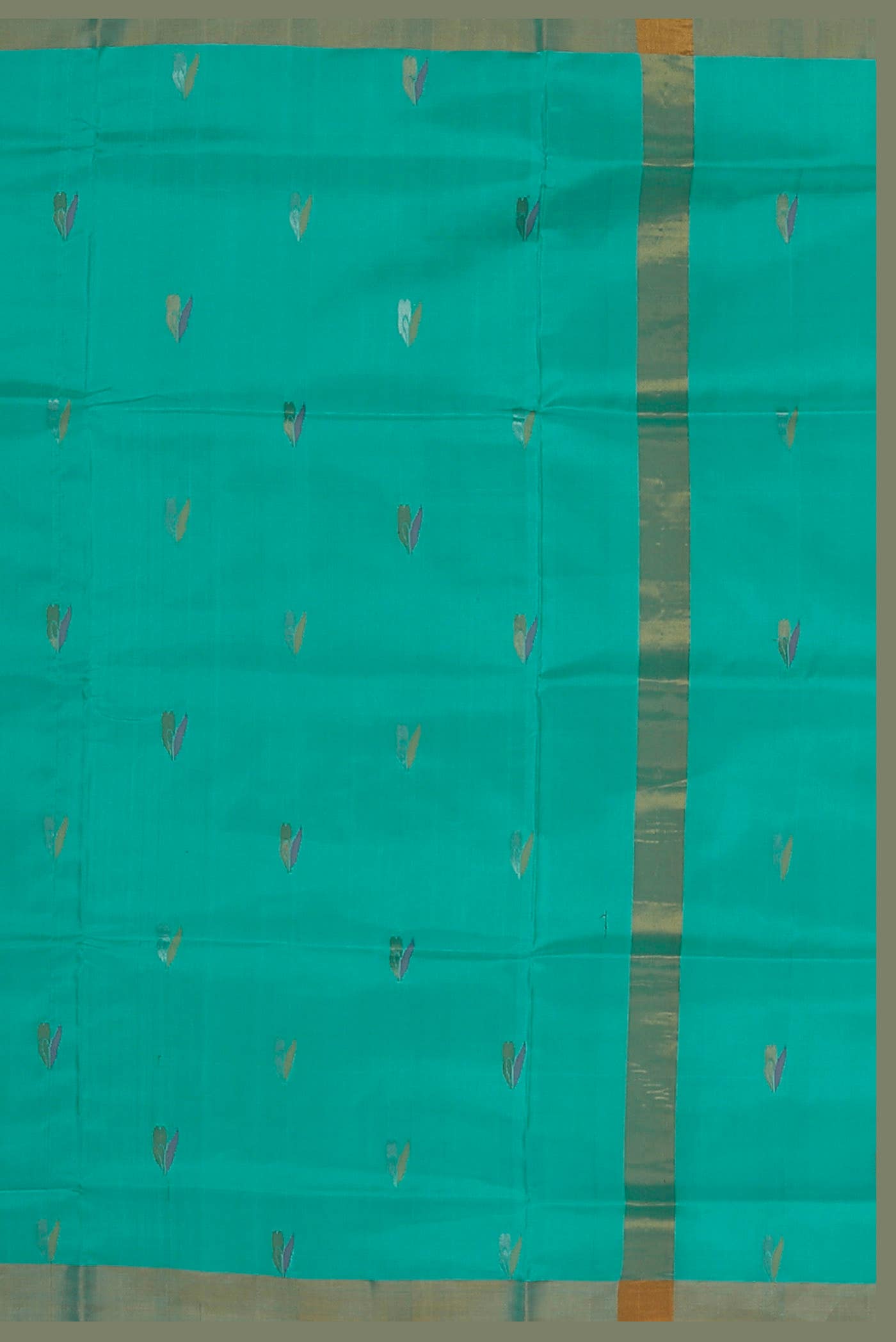Turquoise Uppada Silk Saree