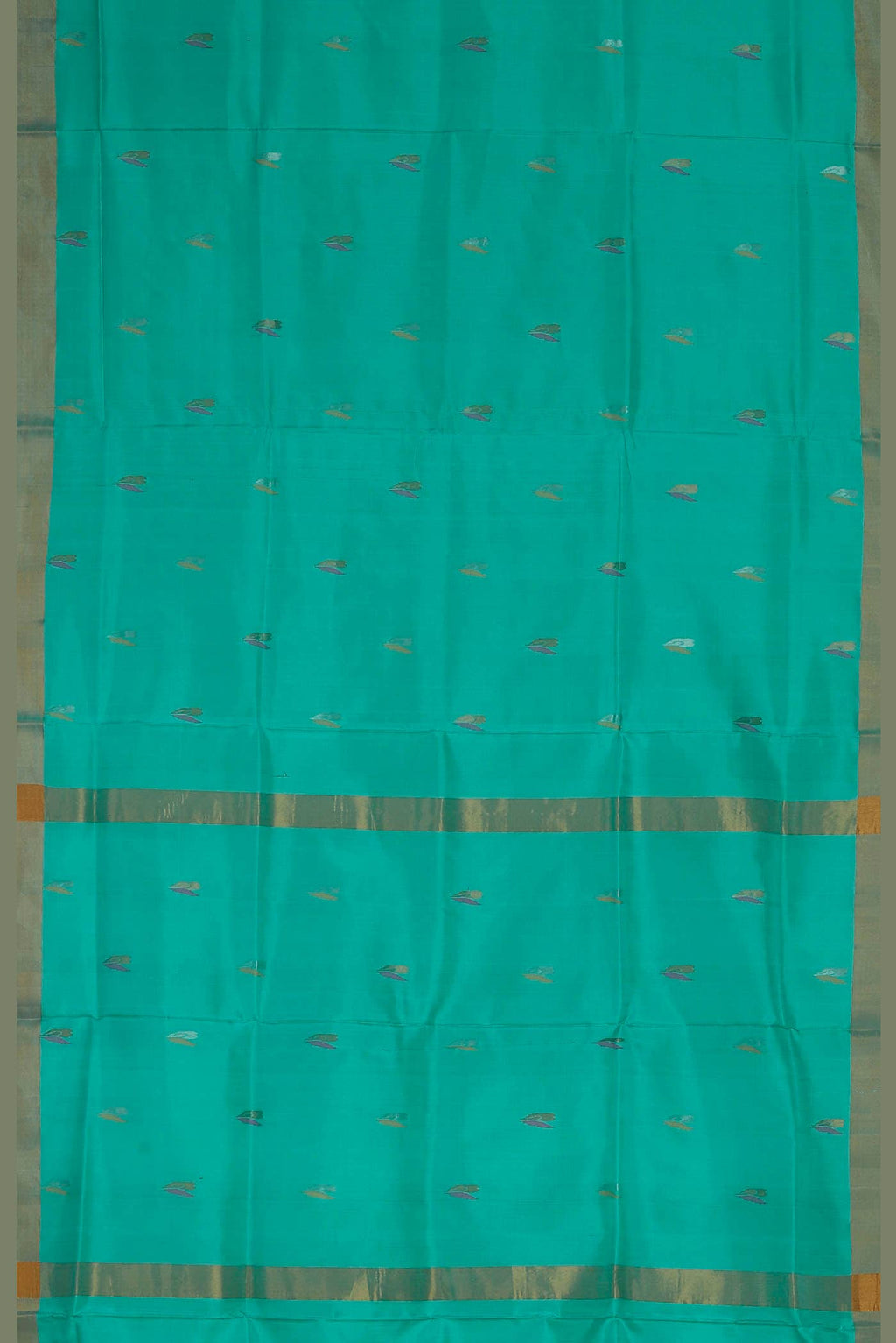 Turquoise Uppada Silk Saree