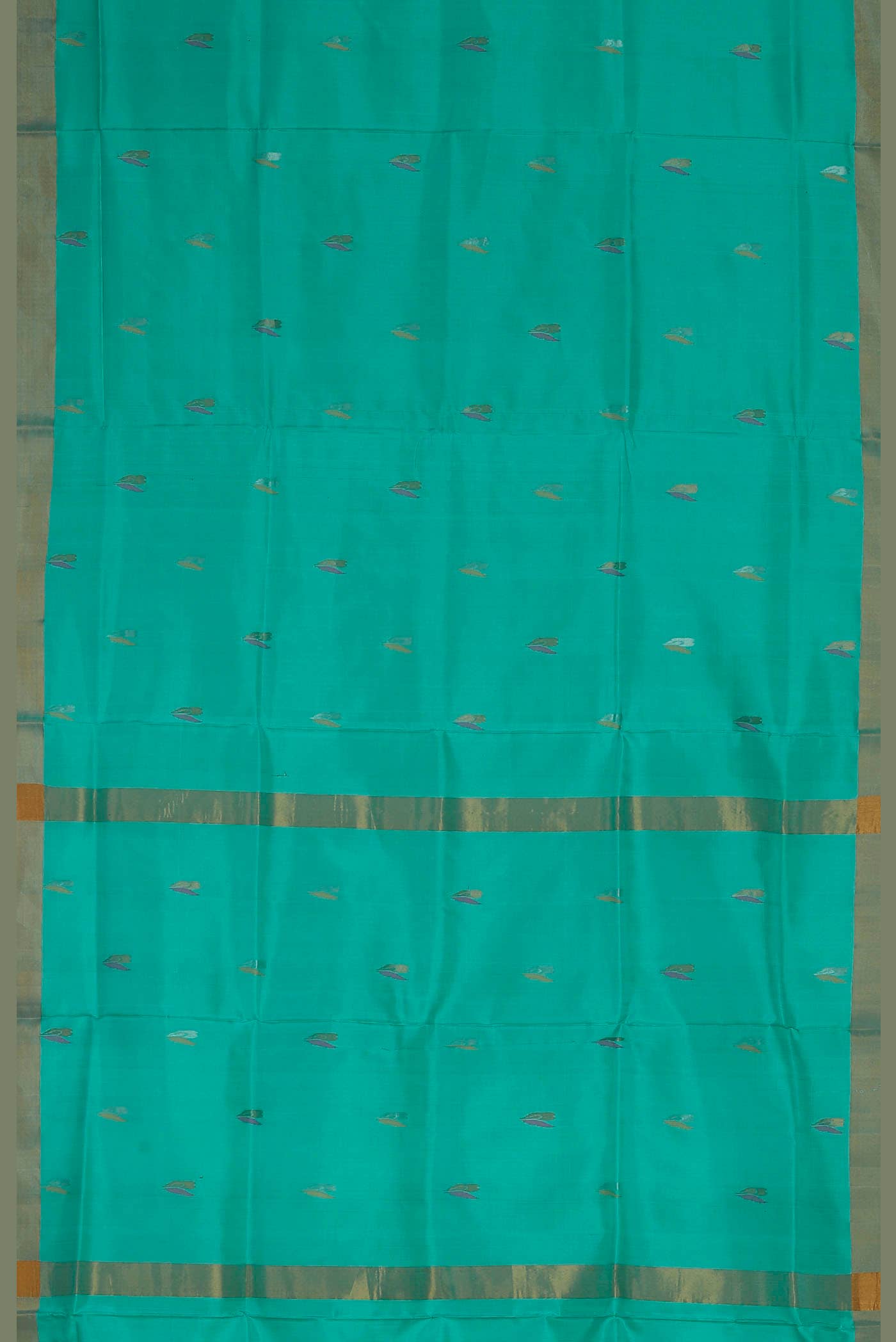 Turquoise Uppada Silk Saree