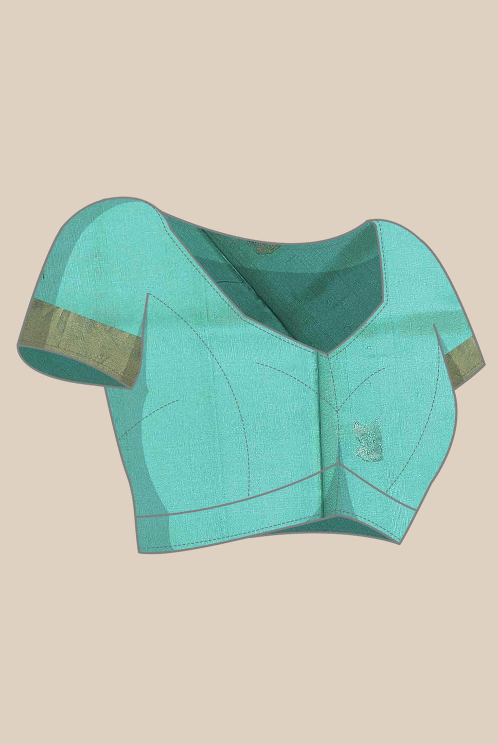 Turquoise Uppada Silk Saree