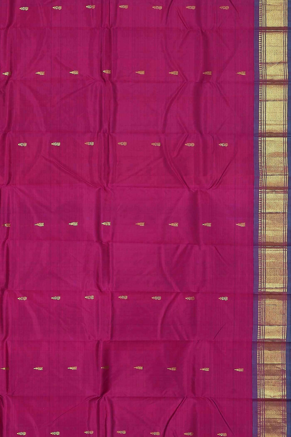 Blue Kanchipuram Silk Saree