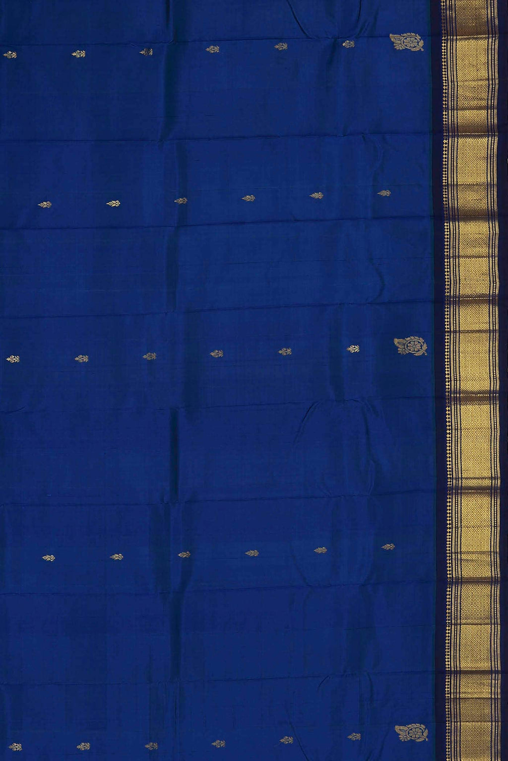 Blue Kanchipuram Silk Saree