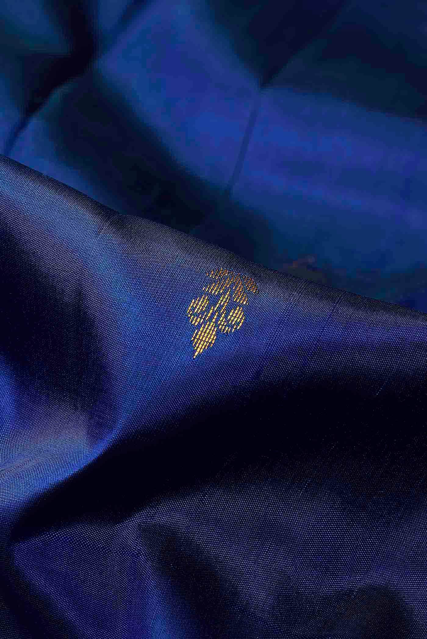 Blue Kanchipuram Silk Saree