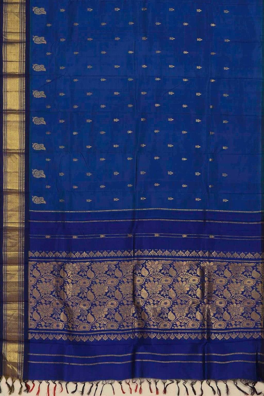 Blue Kanchipuram Silk Saree