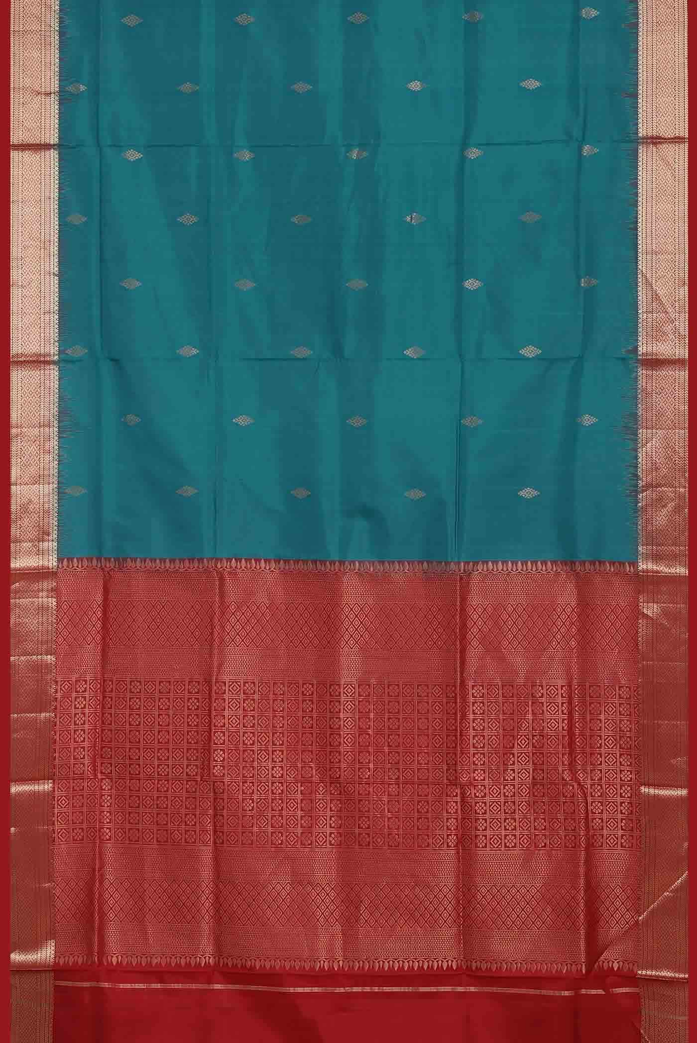 Blue Bangalore Silk Saree