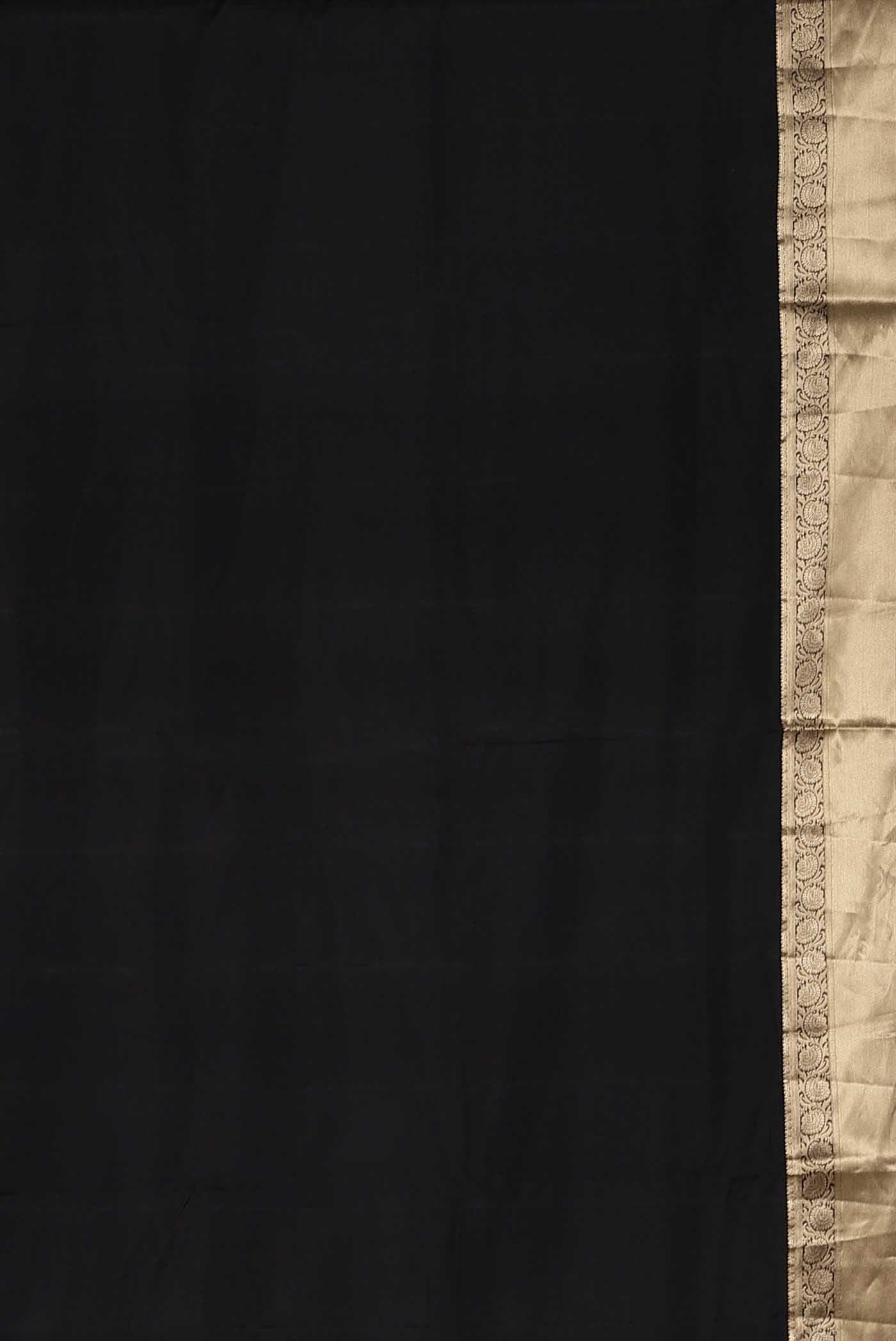 Black Soft Silk Saree