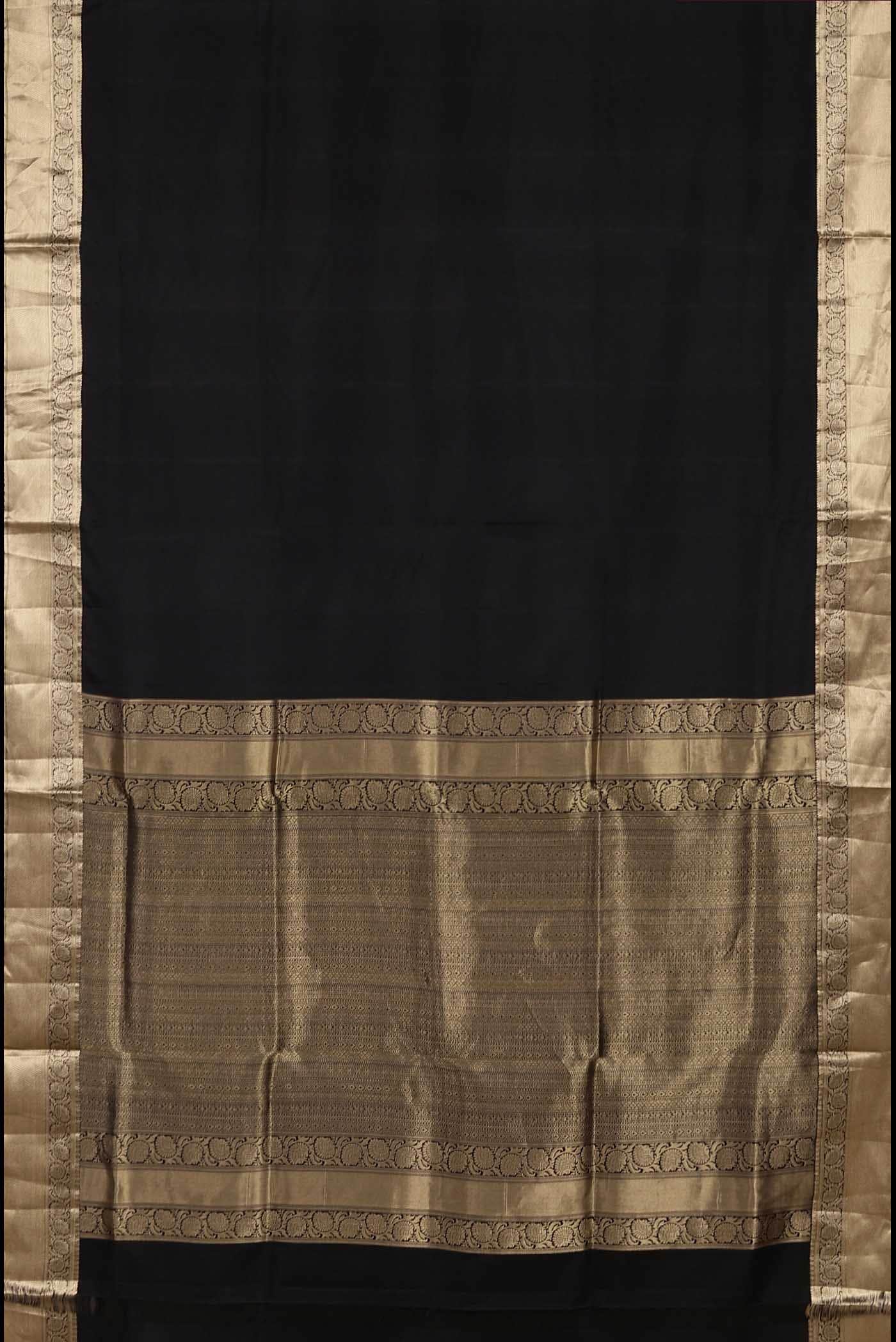 Black Soft Silk Saree