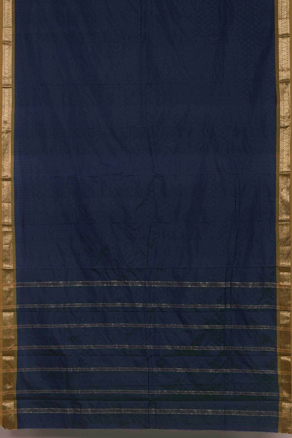 Blue Blended Bangalore Silk Saree
