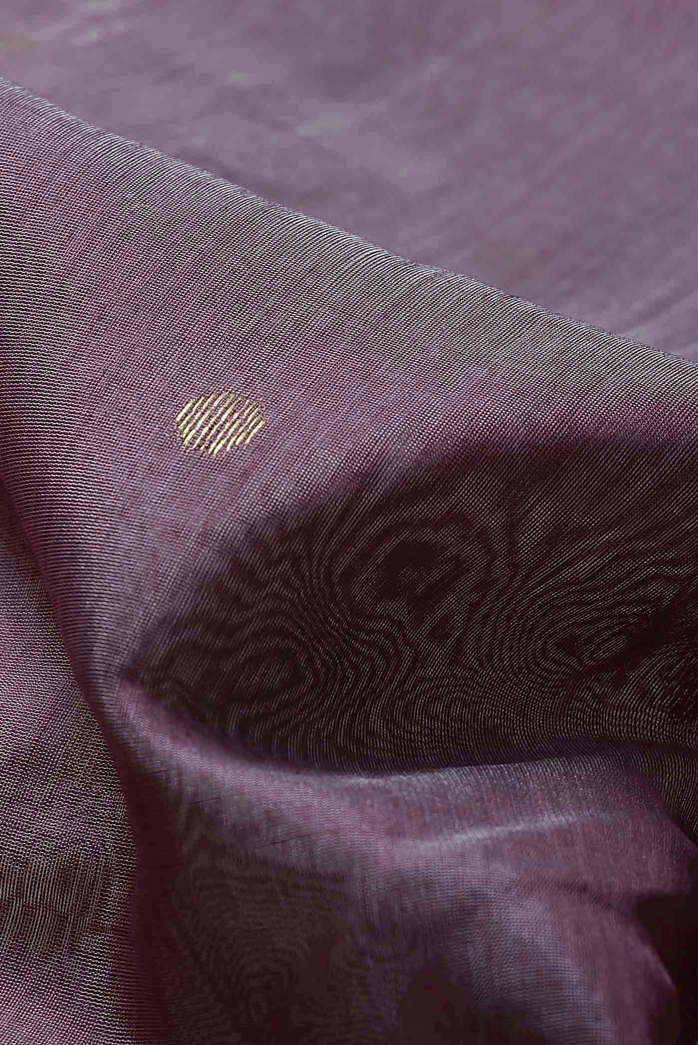 Lavender Chanderi Silk Cotton Saree