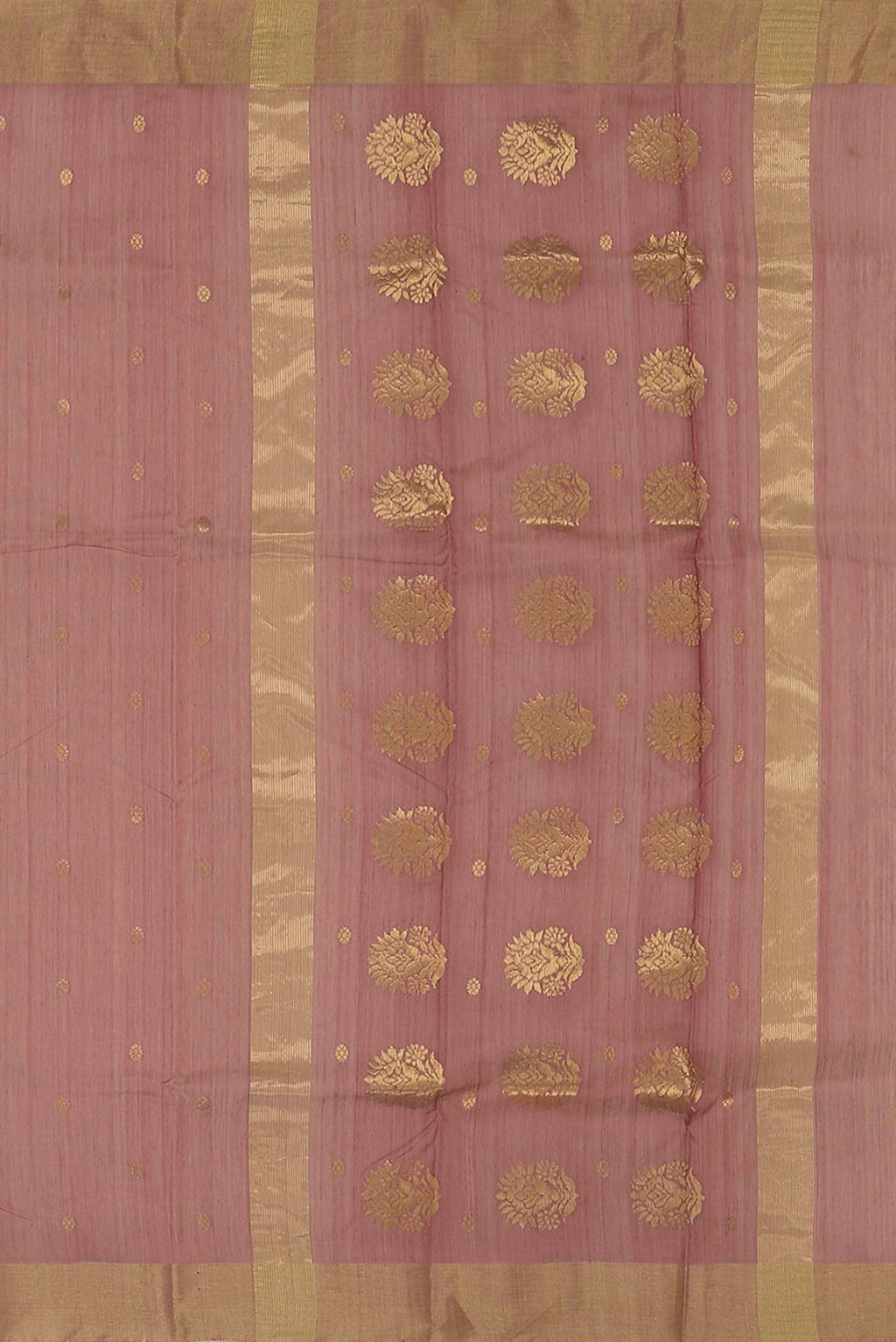 Pink Chanderi Silk Cotton Saree