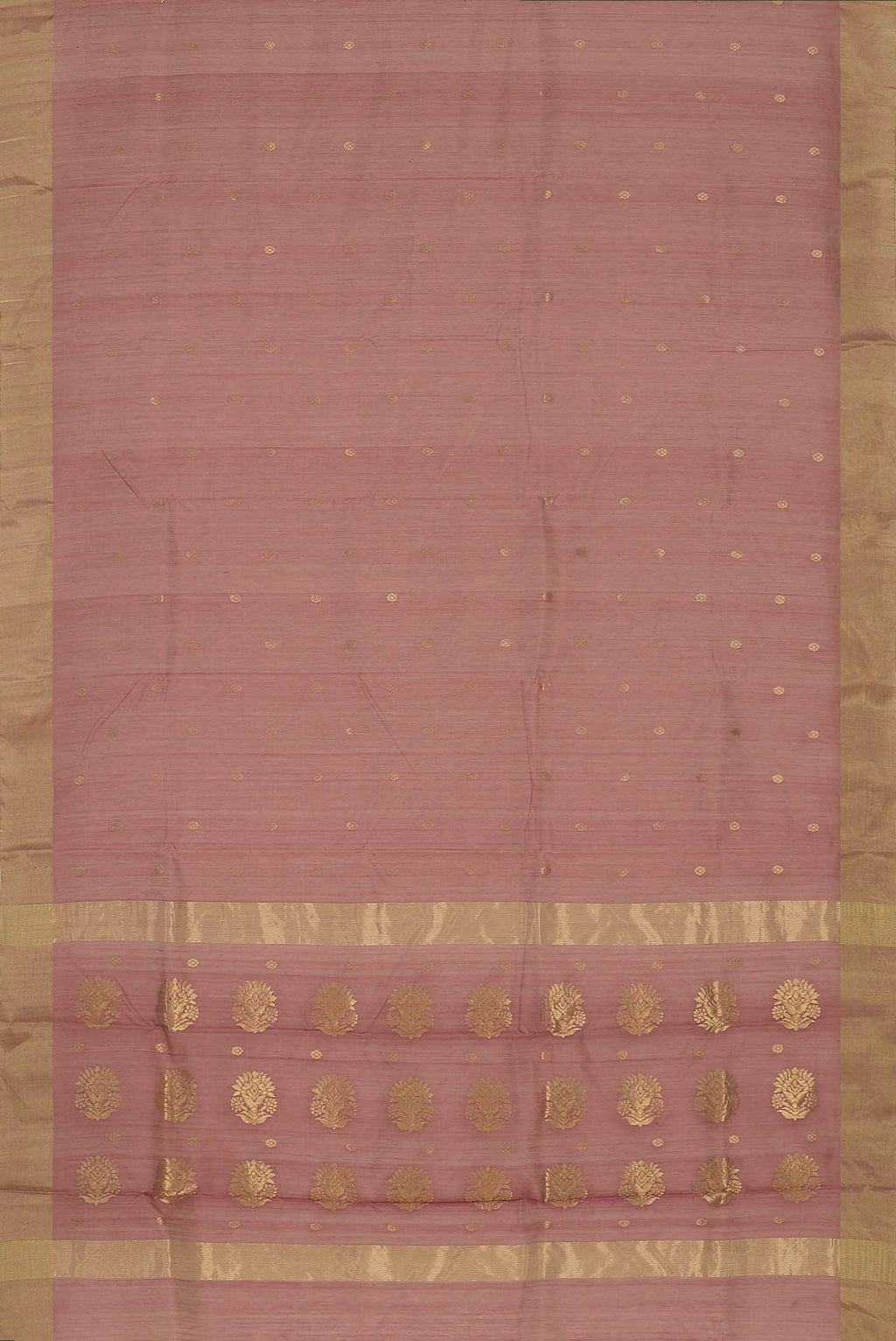 Pink Chanderi Silk Cotton Saree