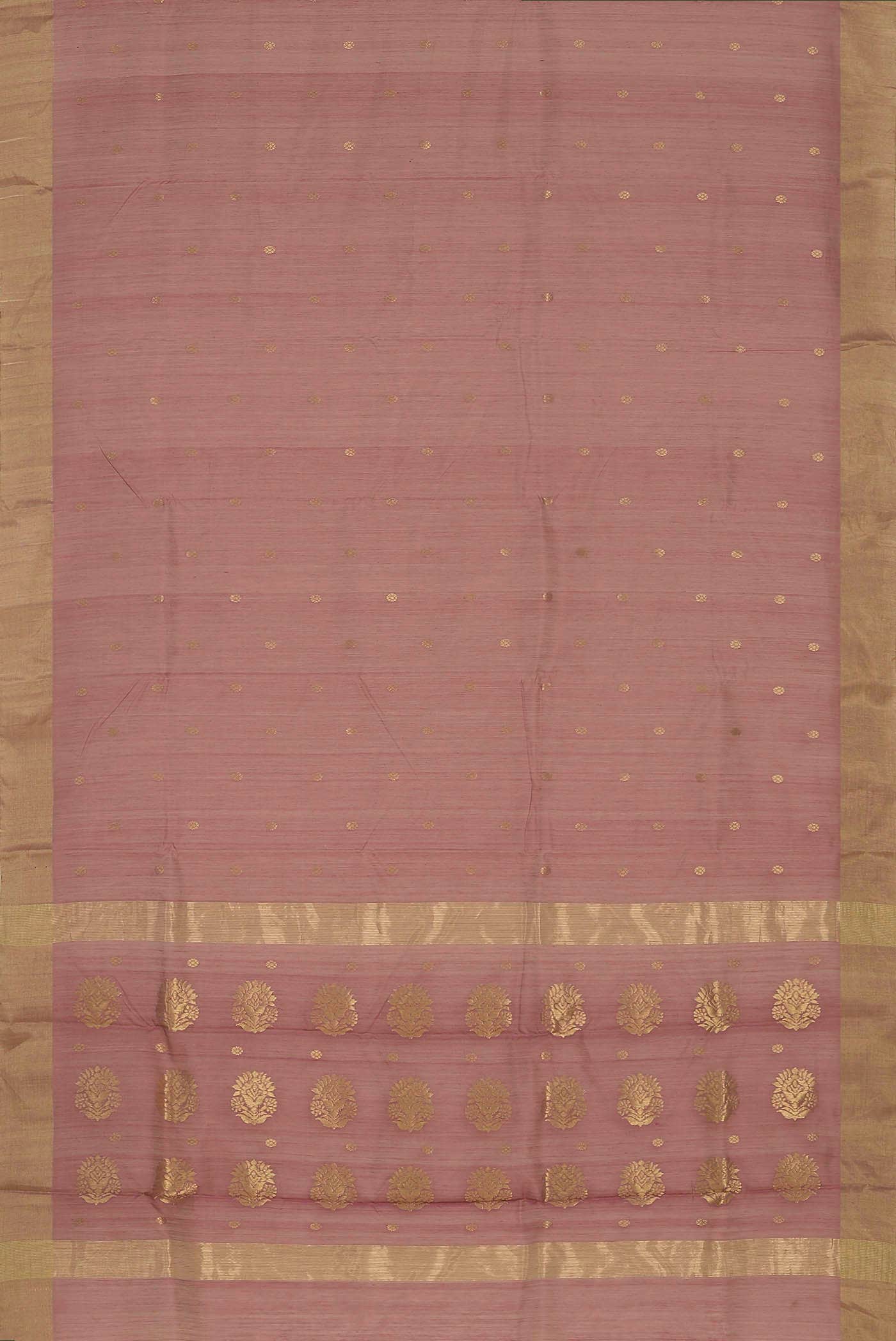 Pink Chanderi Silk Cotton Saree