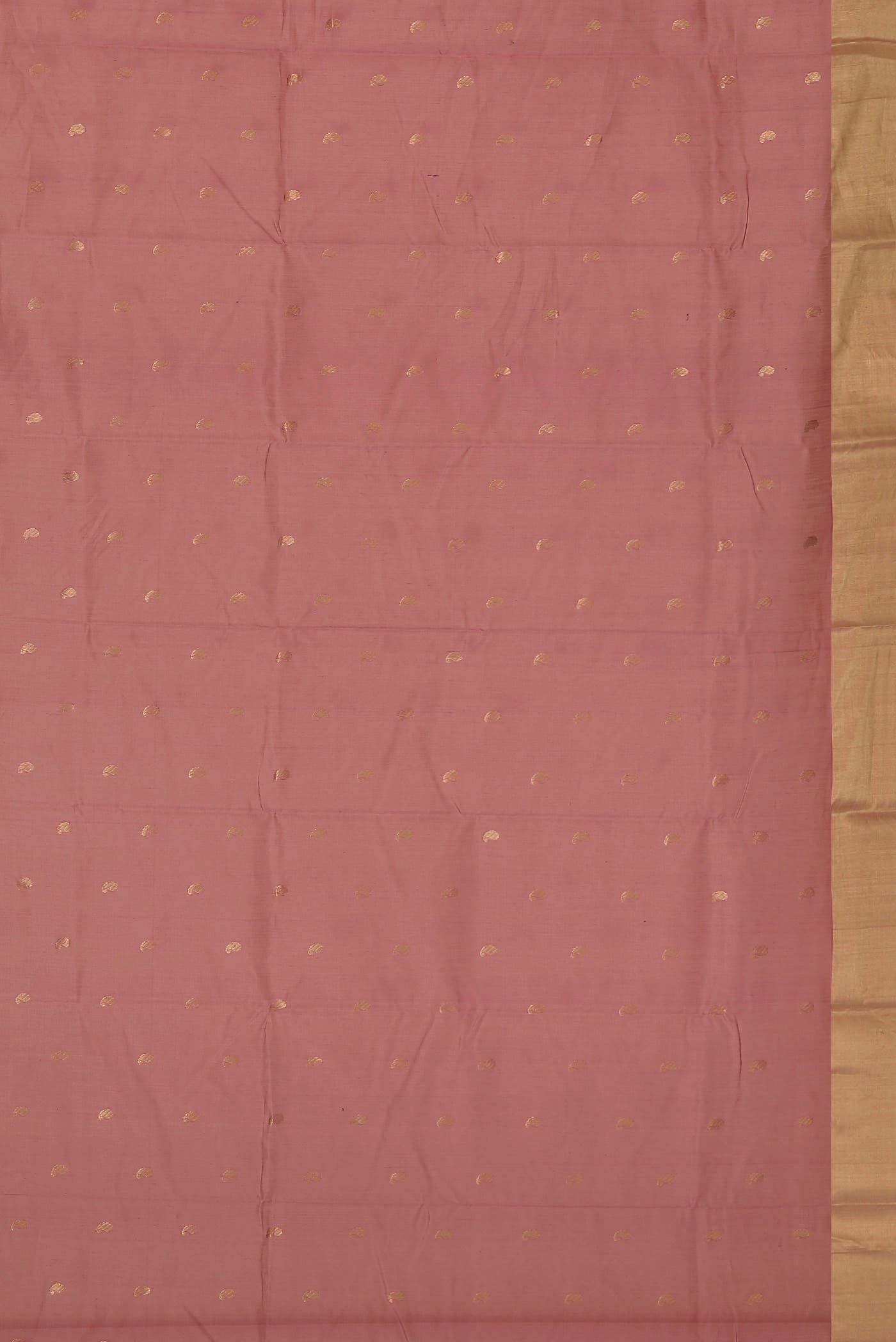 Coral Chanderi Silk Cotton Saree