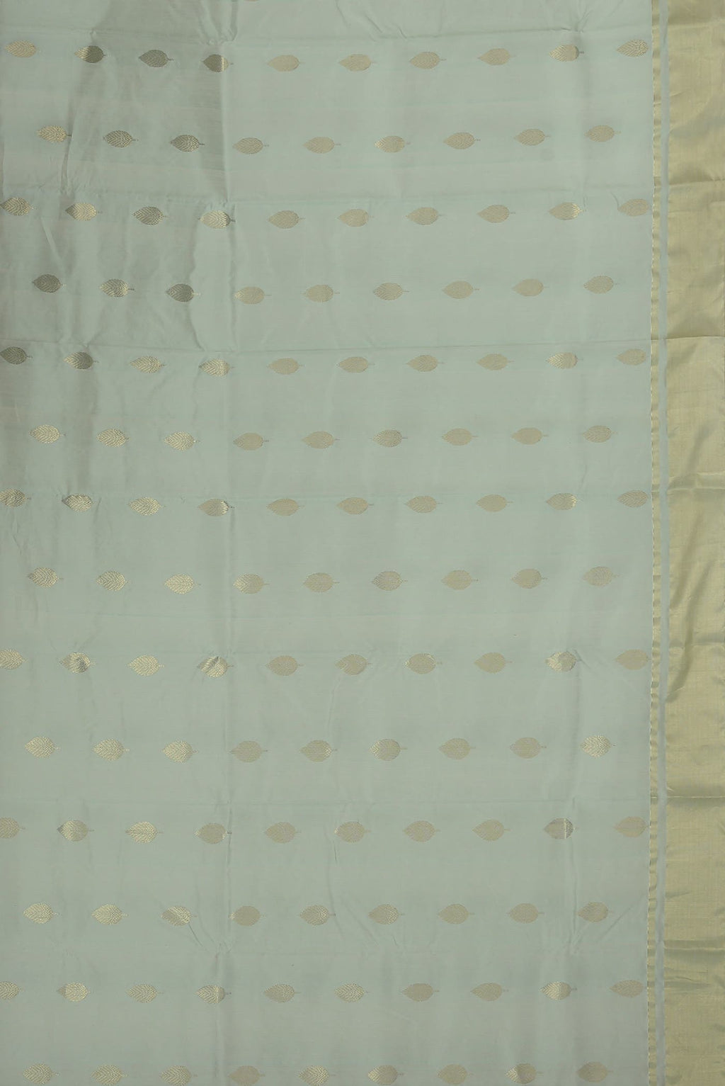 Light Blue Chanderi Silk Cotton Saree