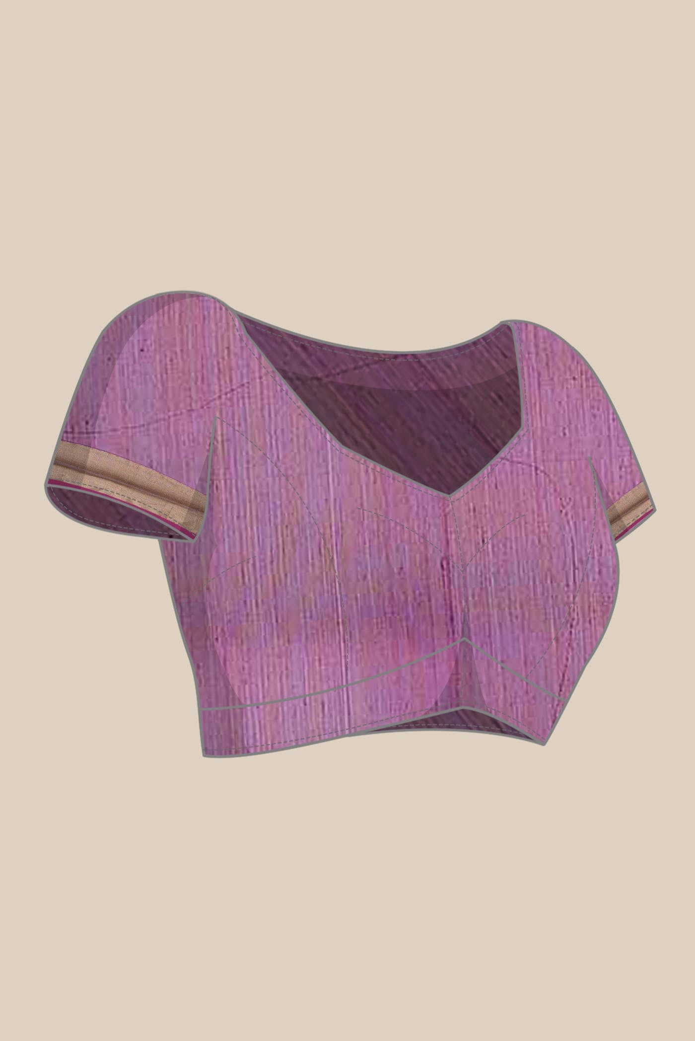 Pink Chanderi Silk Cotton Saree