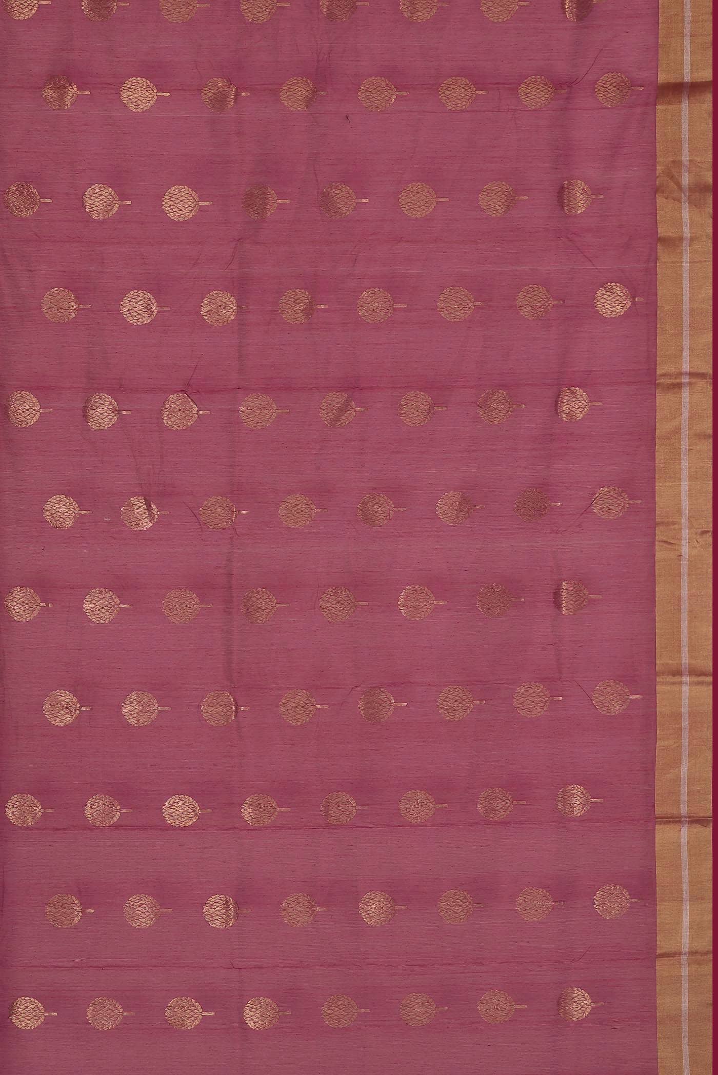 Pink Chanderi Silk Cotton Saree