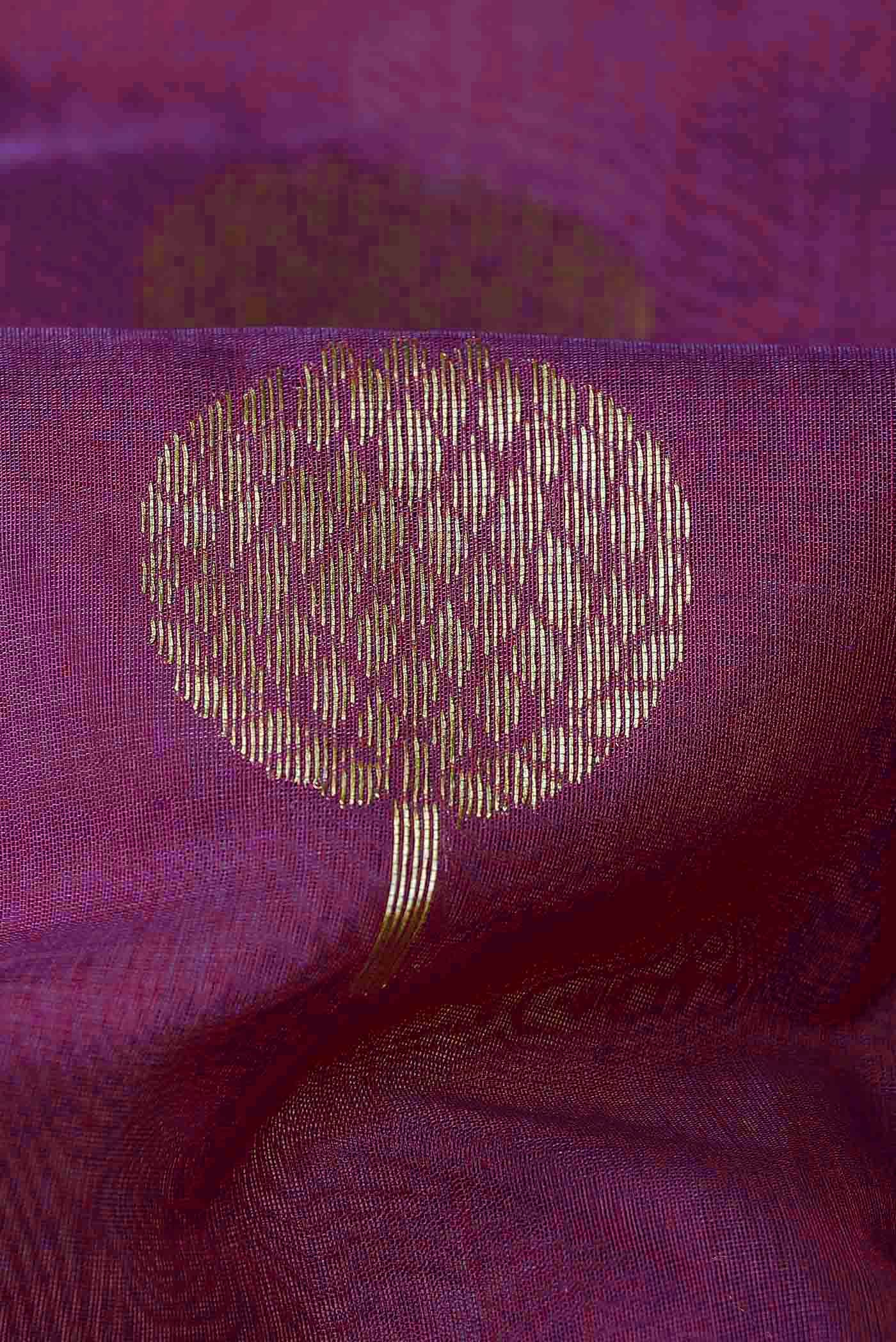 Pink Chanderi Silk Cotton Saree