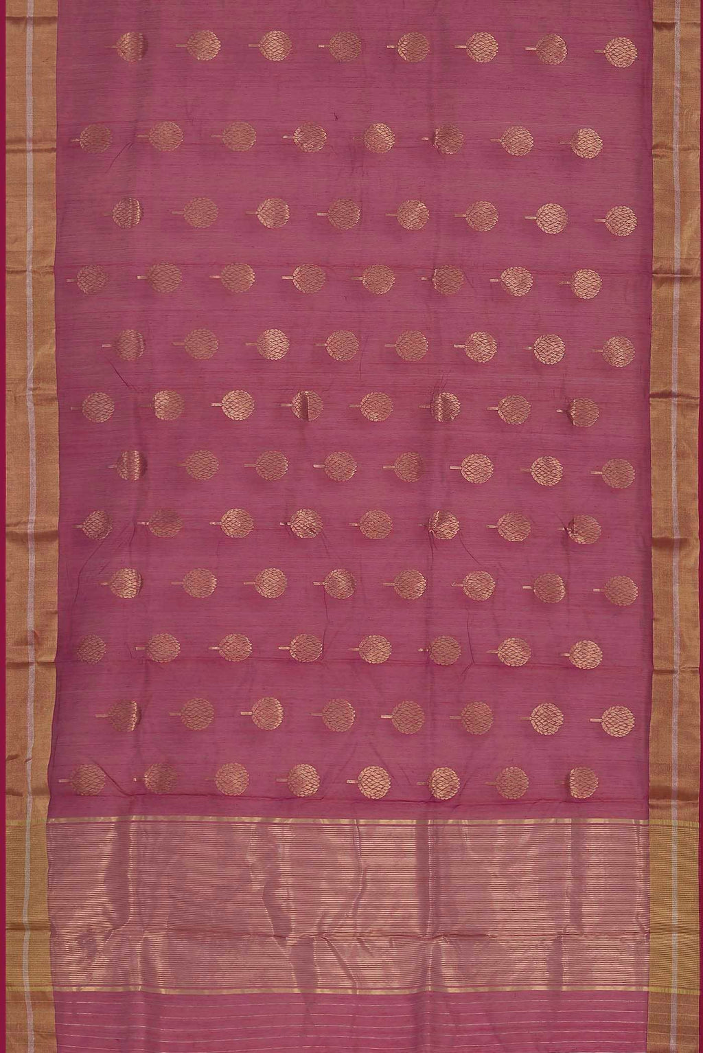 Pink Chanderi Silk Cotton Saree