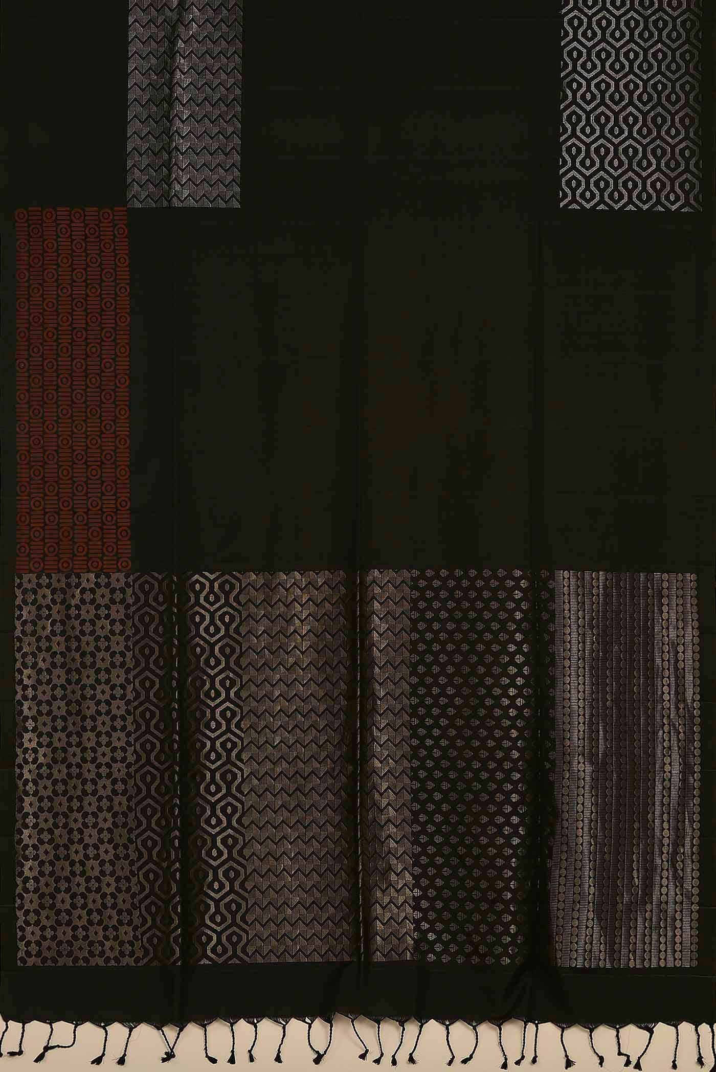 Black Soft Silk Saree