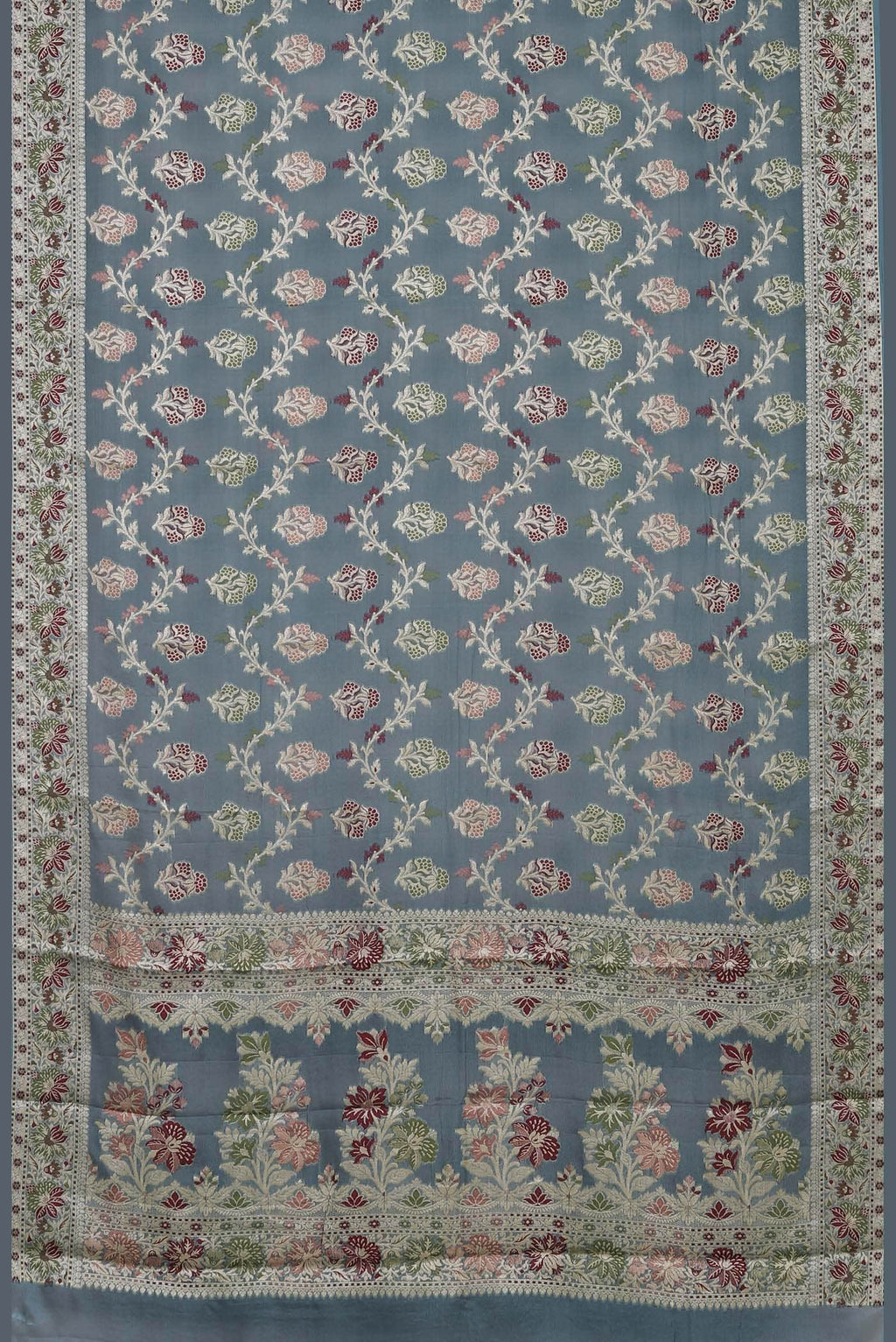 Blue Banarasi Georgette Saree